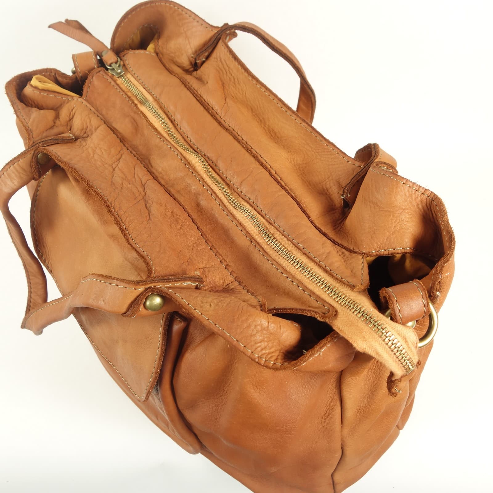 Collection Esprit Cuir JOSE grand sac 24h cuir naturel
