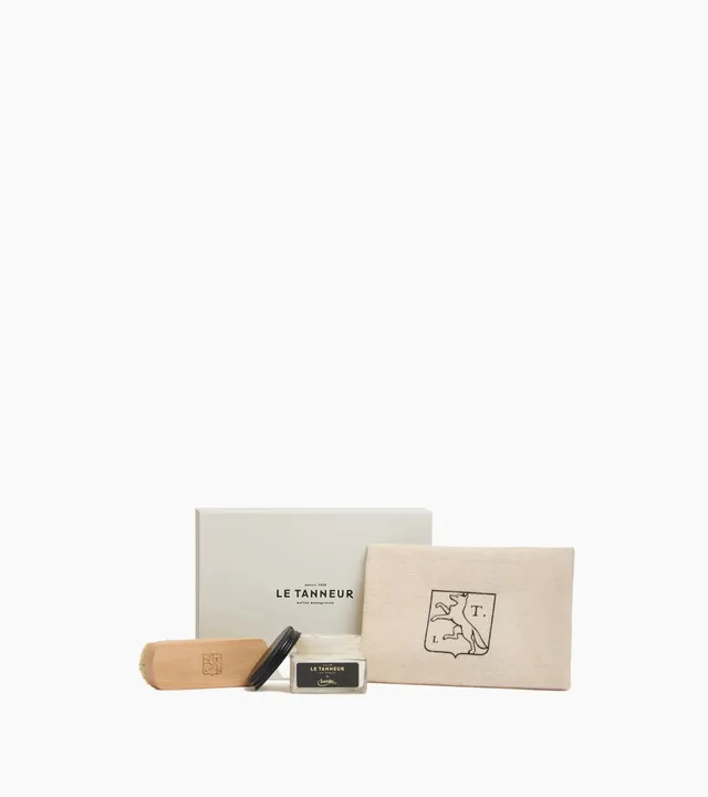 Le Tanneur coffret entretien cuir macadamia cire