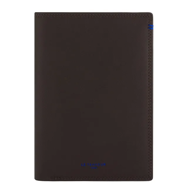 Le Tanneur Martin porte-cartes cuir lisse homme anti-RFID