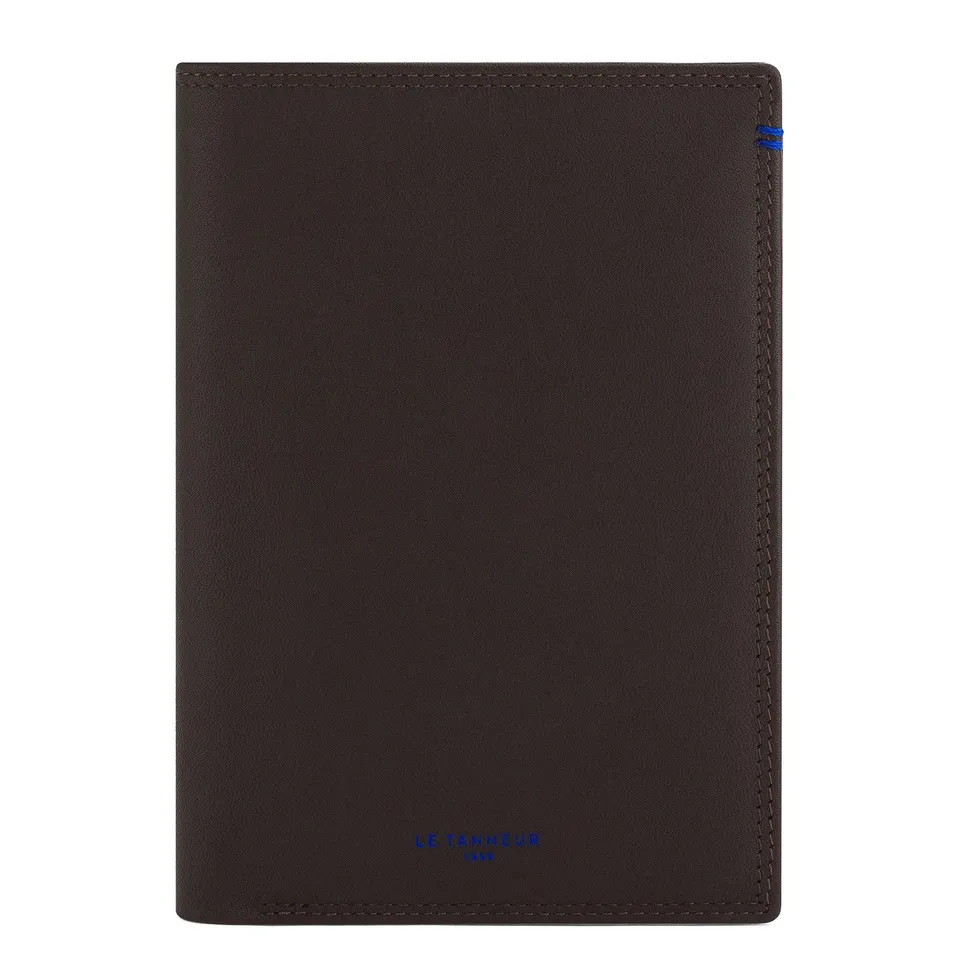 Le Tanneur Martin porte-cartes cuir lisse homme anti-RFID