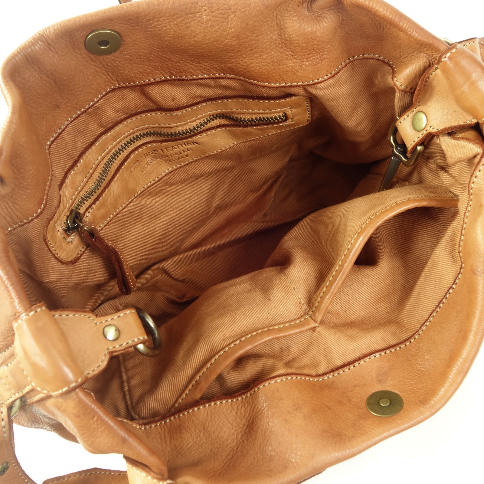 Collection Esprit Cuir Mina sac main camel cuir