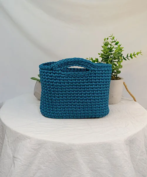 Takiri Harmony TK98 Sac à Main Bleu Canard Recyclé