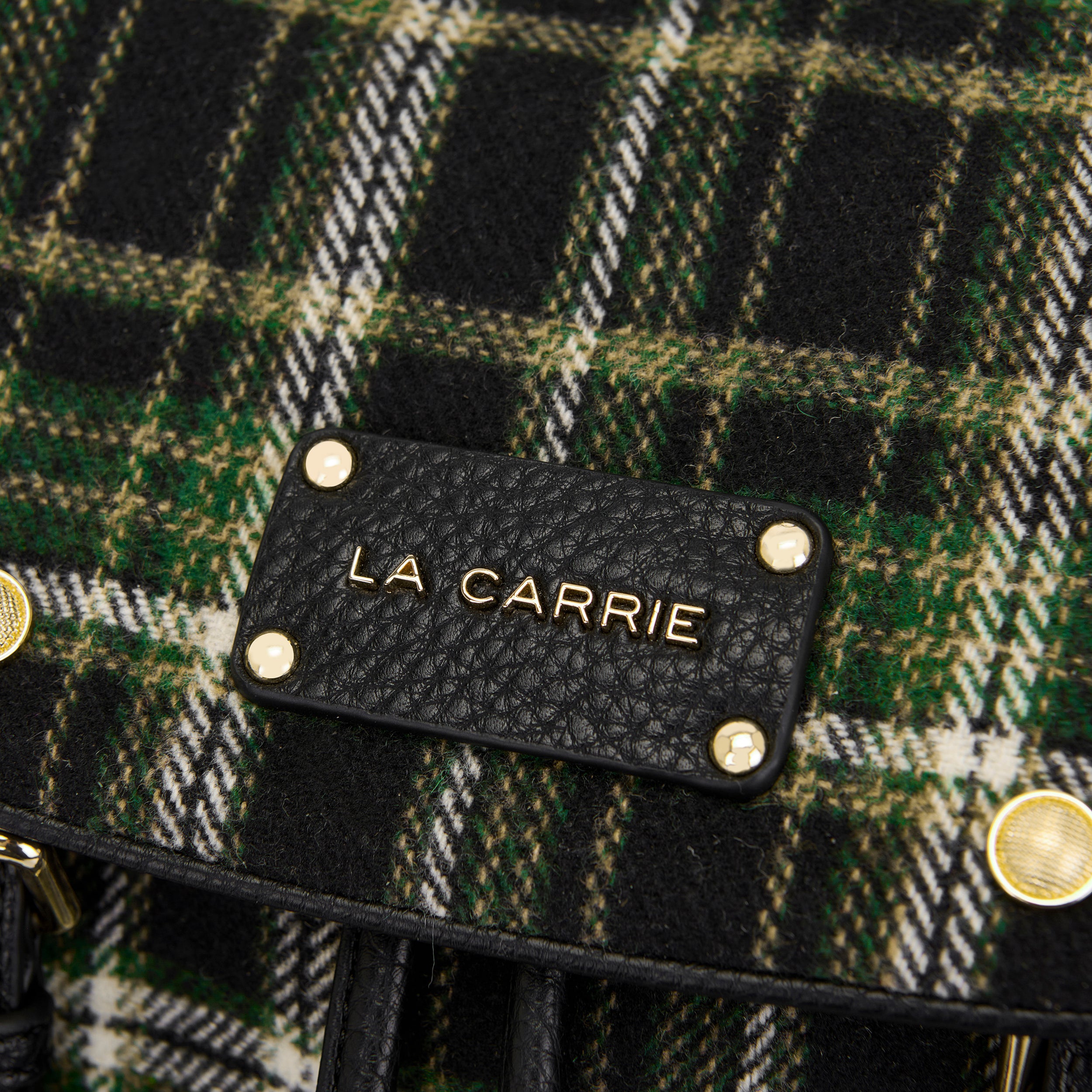 La Carrie Scottish sac à dos green tartan 27 cm
