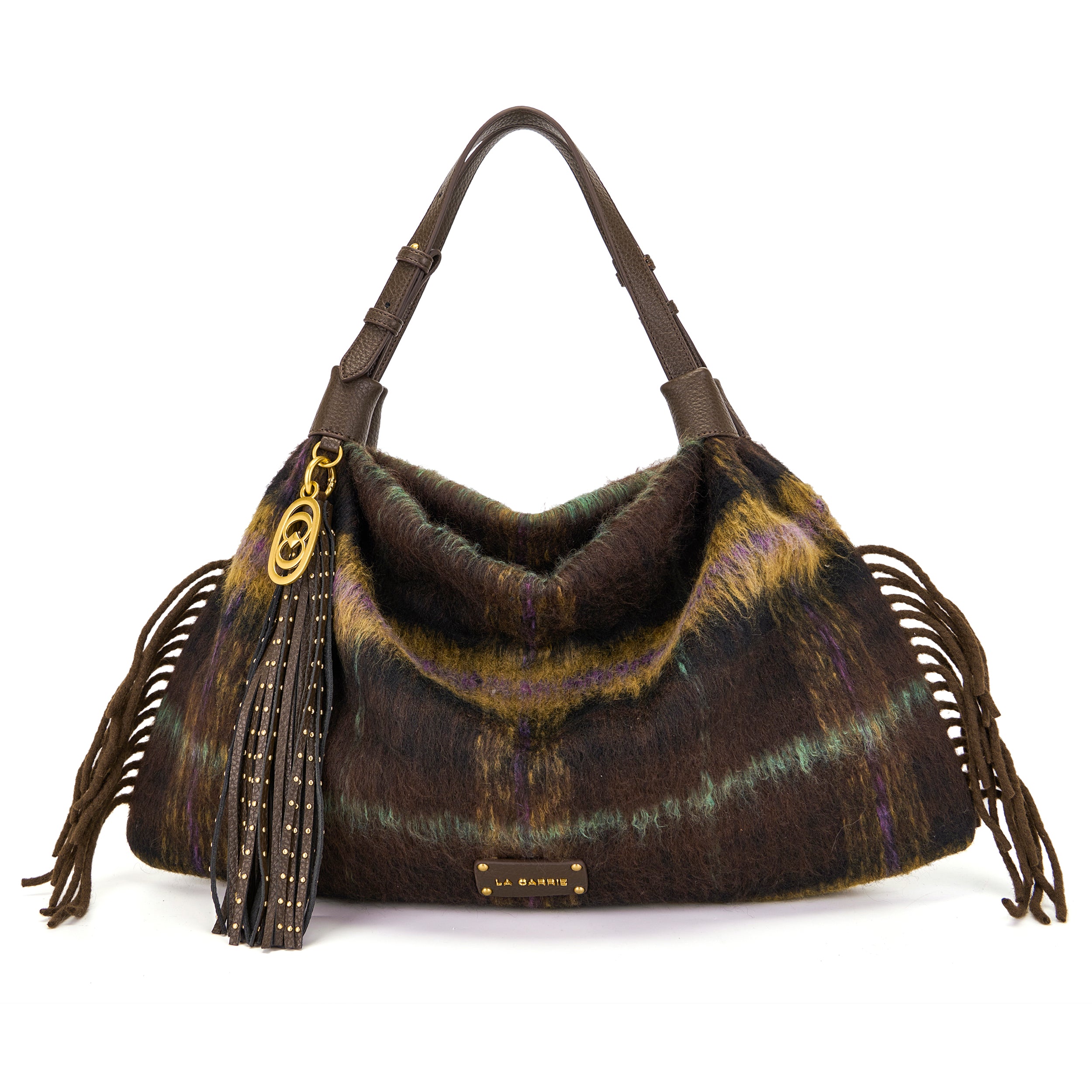 La Carrie Bag Kerala sac shopping marron 50x20x30cm