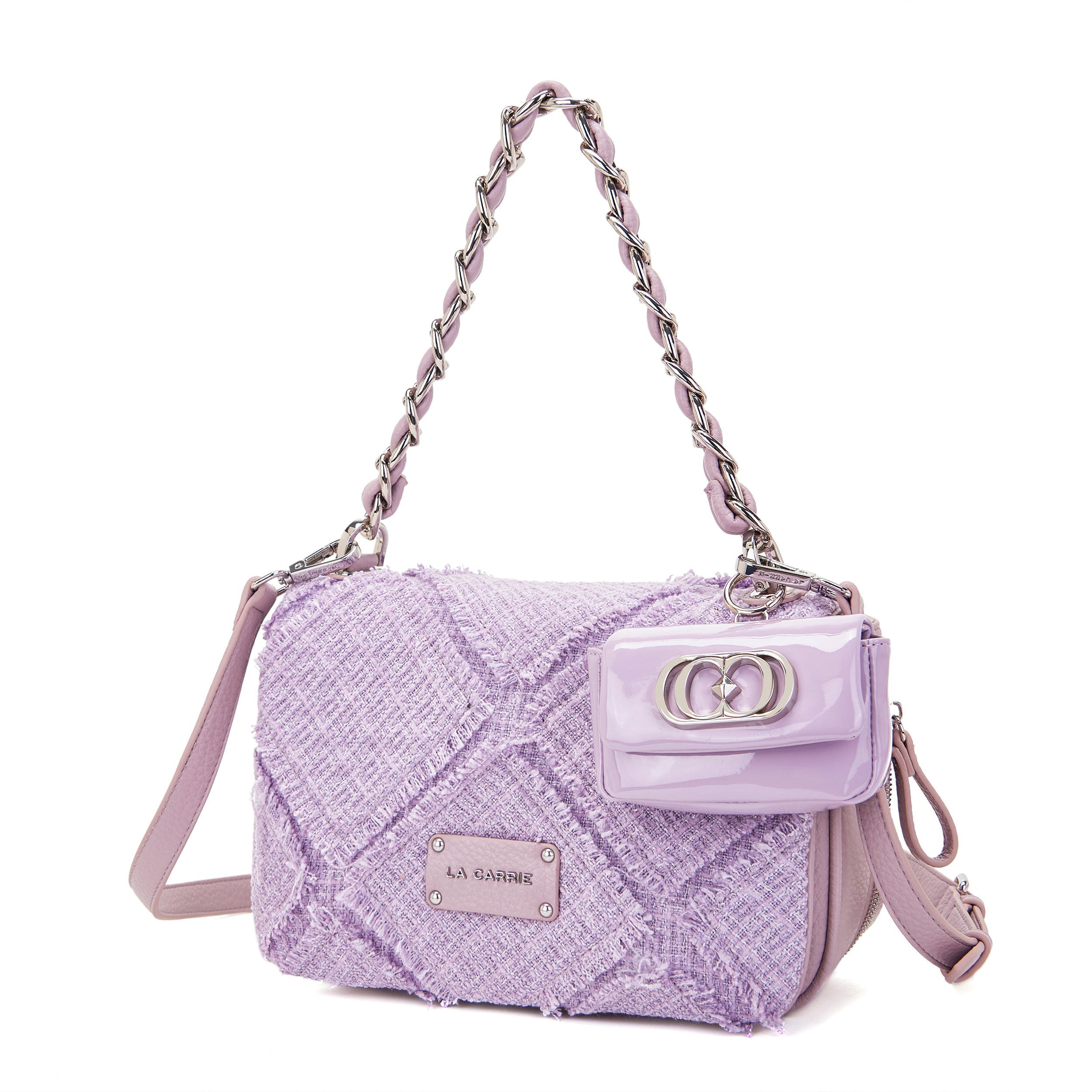 La Carrie Isabel Cross sac épaule black toile 32 cm