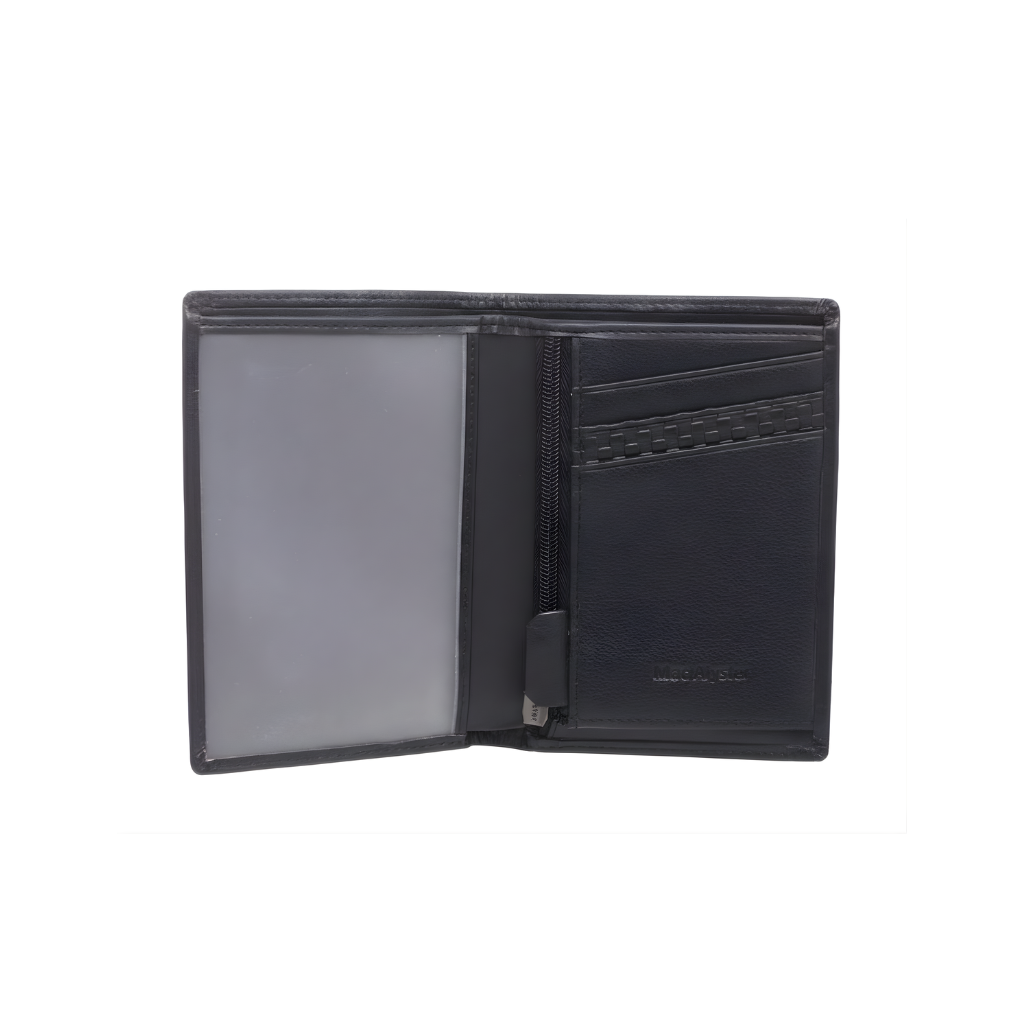 MAC ALYSTER WESTSIDE Petit Portefeuille Noir 8,5 cm