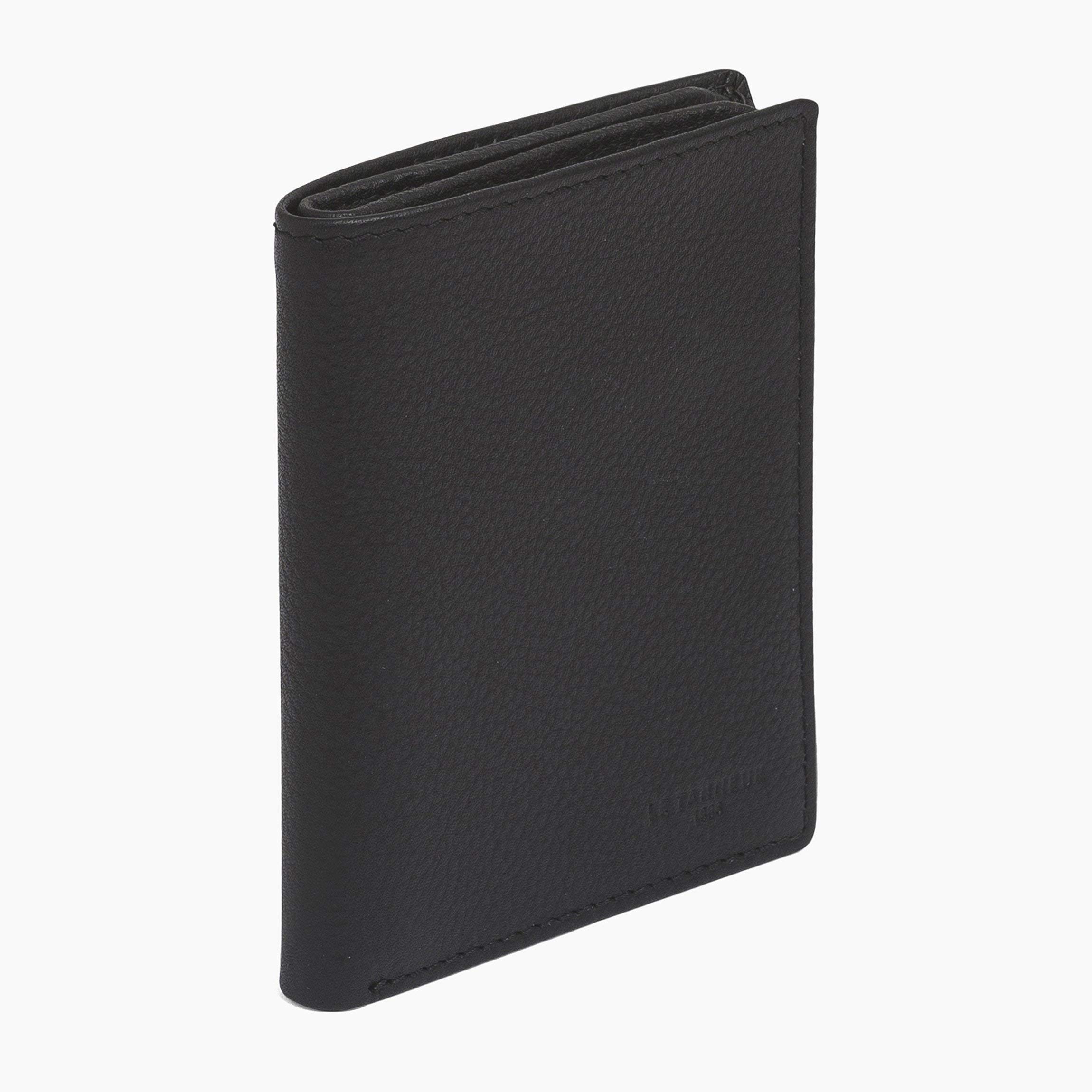 Le Tanneur Charles porte-cartes cuir anti-RFID noir