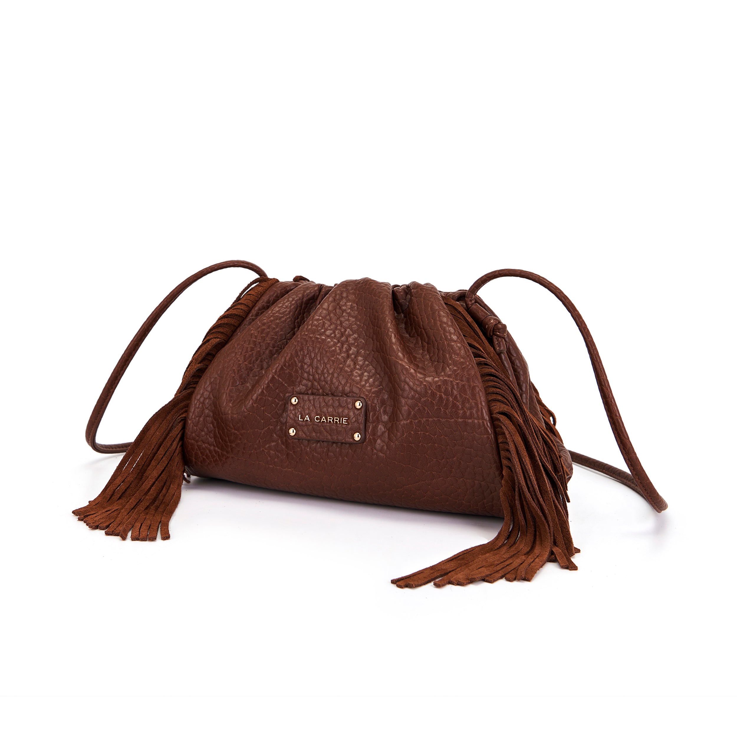 La Carrie Capsule Big sac bandoulière cuoio PU 30 cm