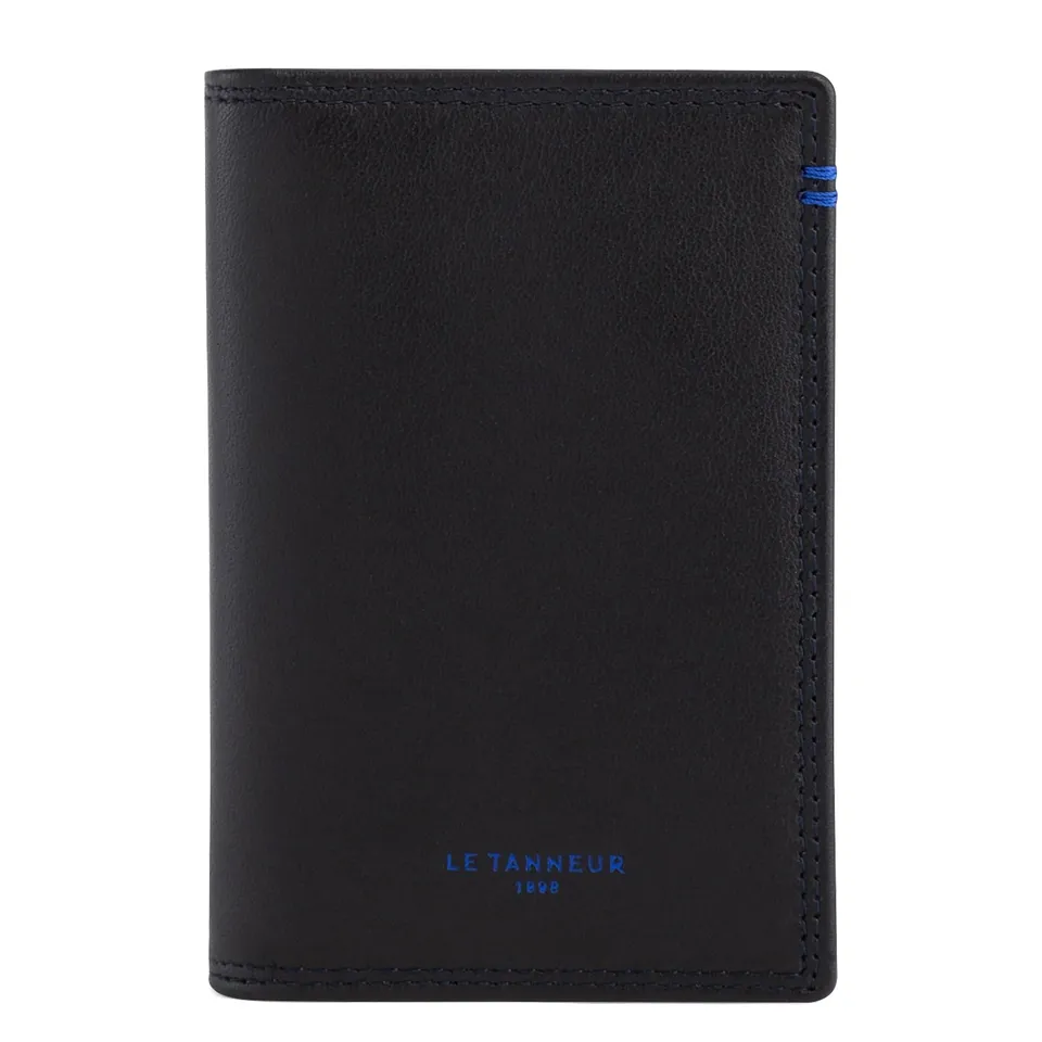 Le Tanneur Martin porte-cartes vertical cuir lisse 6 cartes