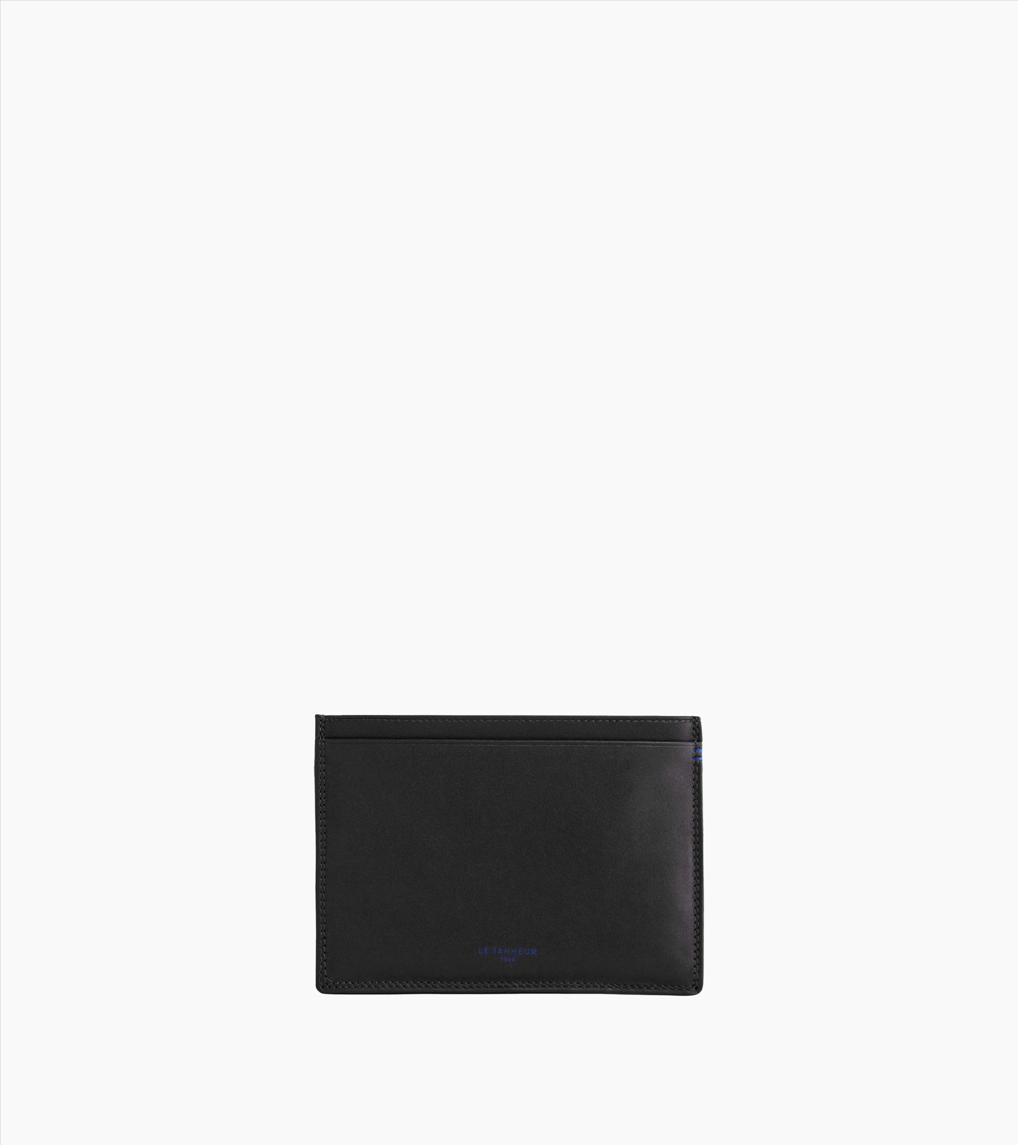Le Tanneur Martin porte-papiers voiture cuir noir Black