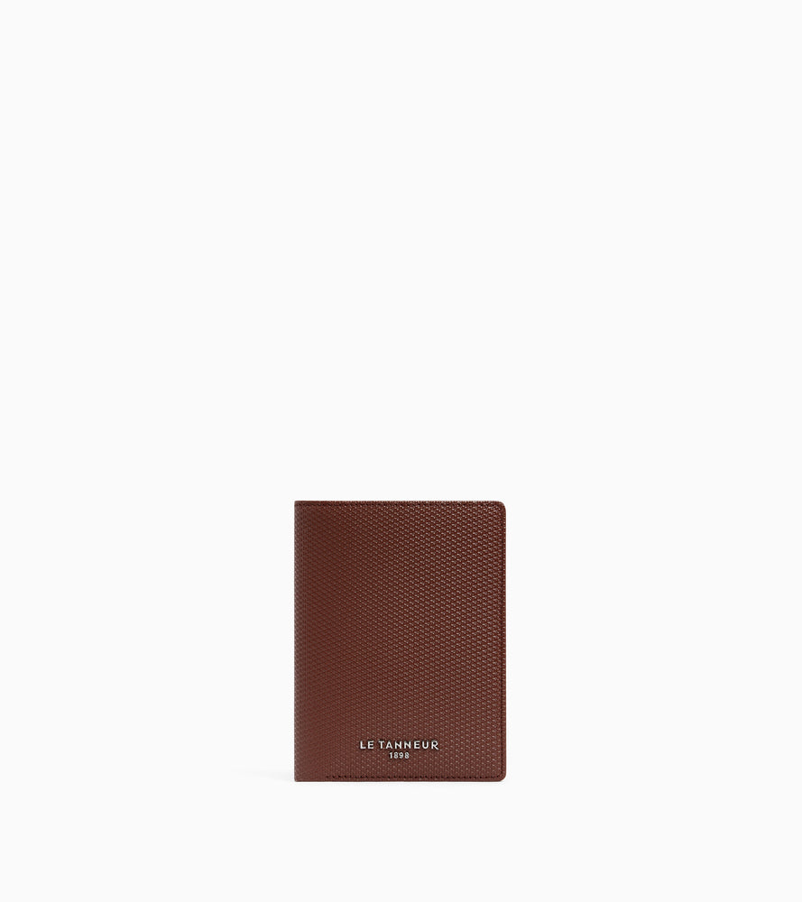 Le Tanneur Emile portefeuille vertical zippé cuir T