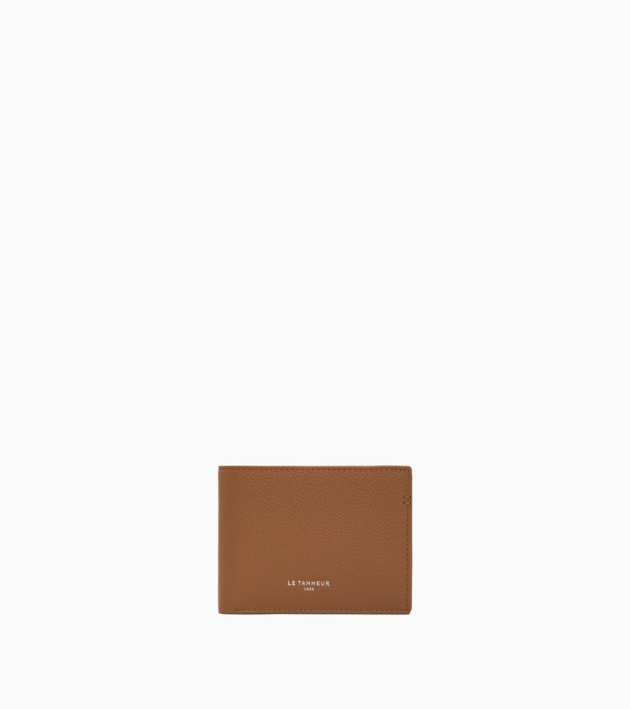 Le Tanneur Lucien Portefeuille Horizontal Cuir Grainé Zip