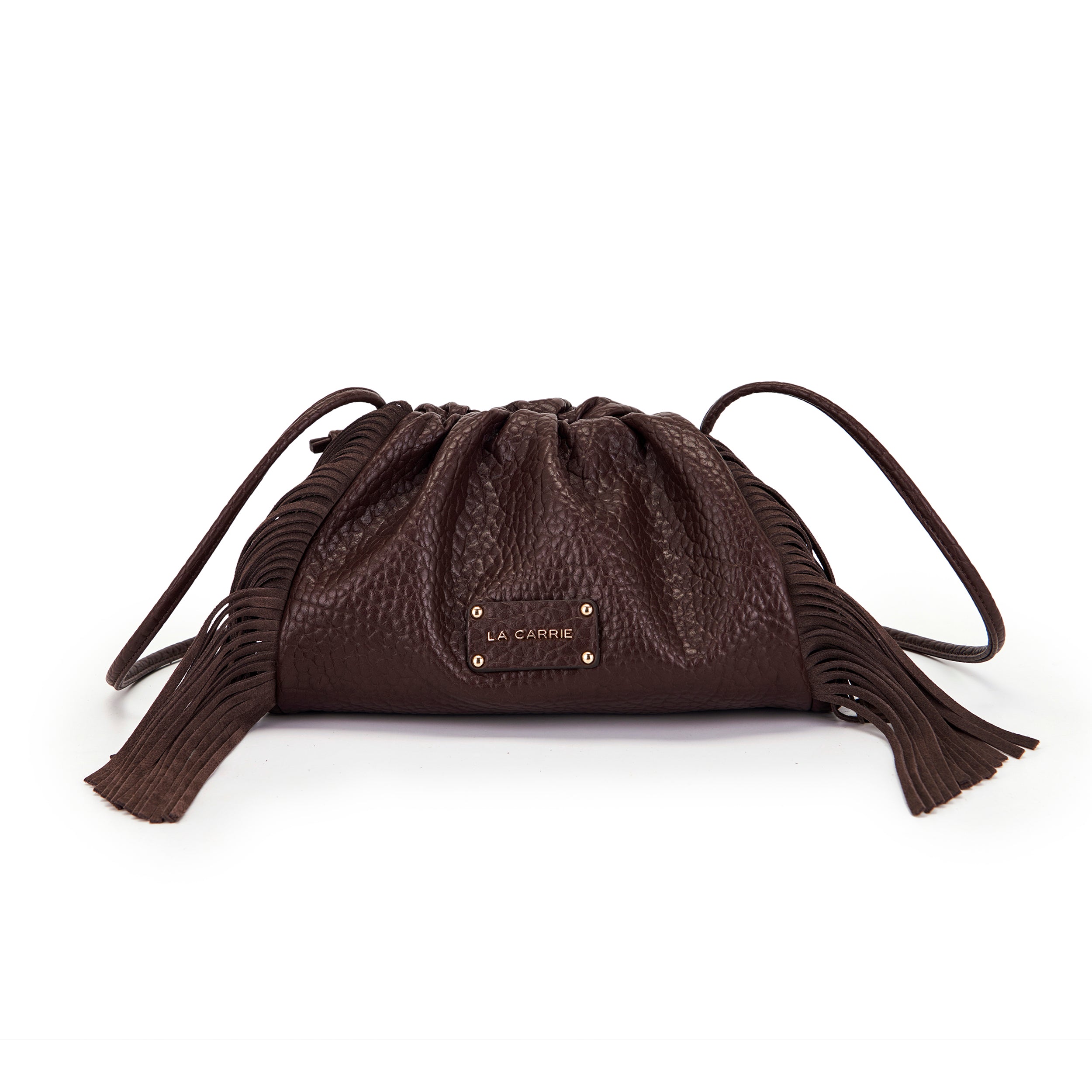 La Carrie Capsule Big sac bandoulière cuoio PU 30 cm