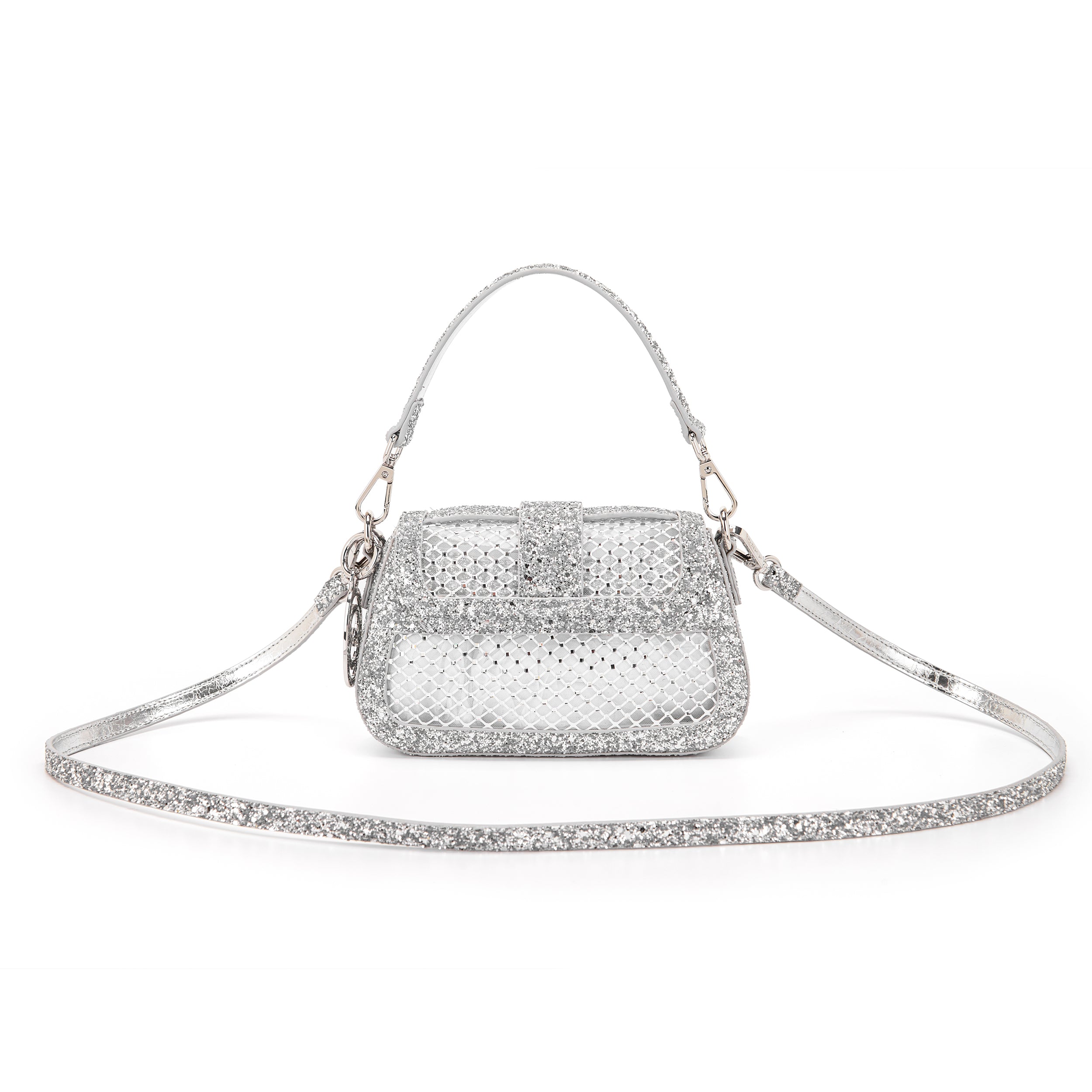 La Carrie Night Edition sac bandoulière blanc 20x6x12