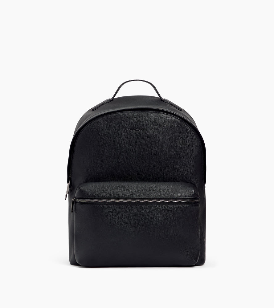 Le Tanneur Marceau sac à dos cuir grainé 14 pouces zippé