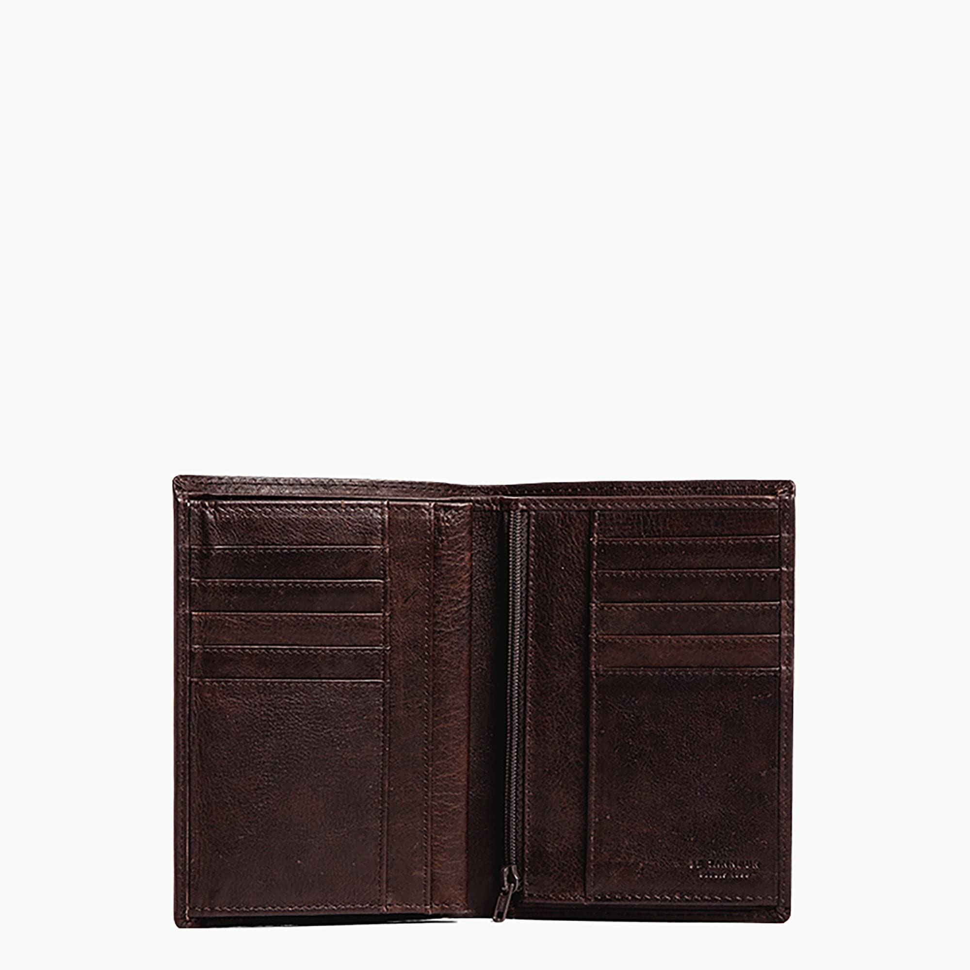 Le Tanneur Gary portefeuille vertical cuir huilé homme