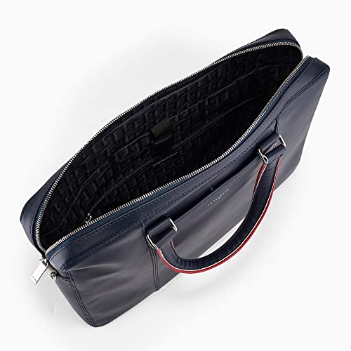 Le Tanneur Martin porte-documents slim 14" cuir lisse 38x29