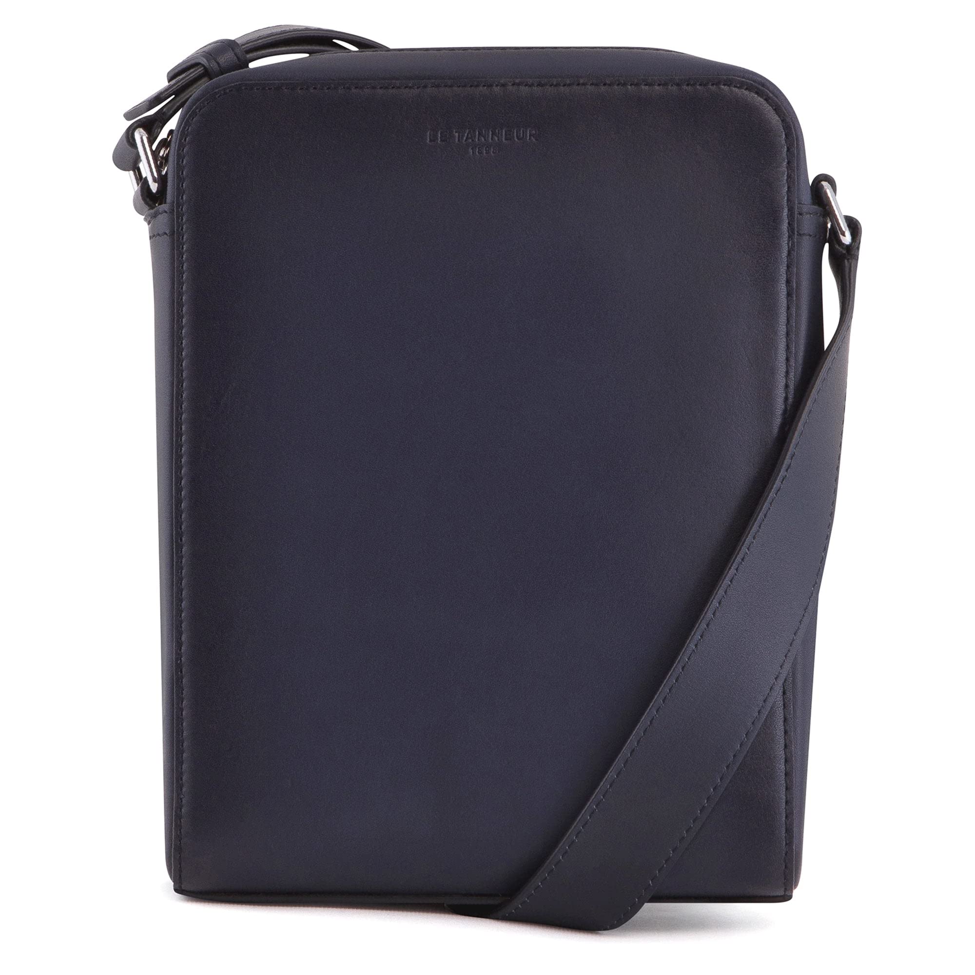 Le Tanneur Albert sacoche cuir lisse homme 18x21,5 cm