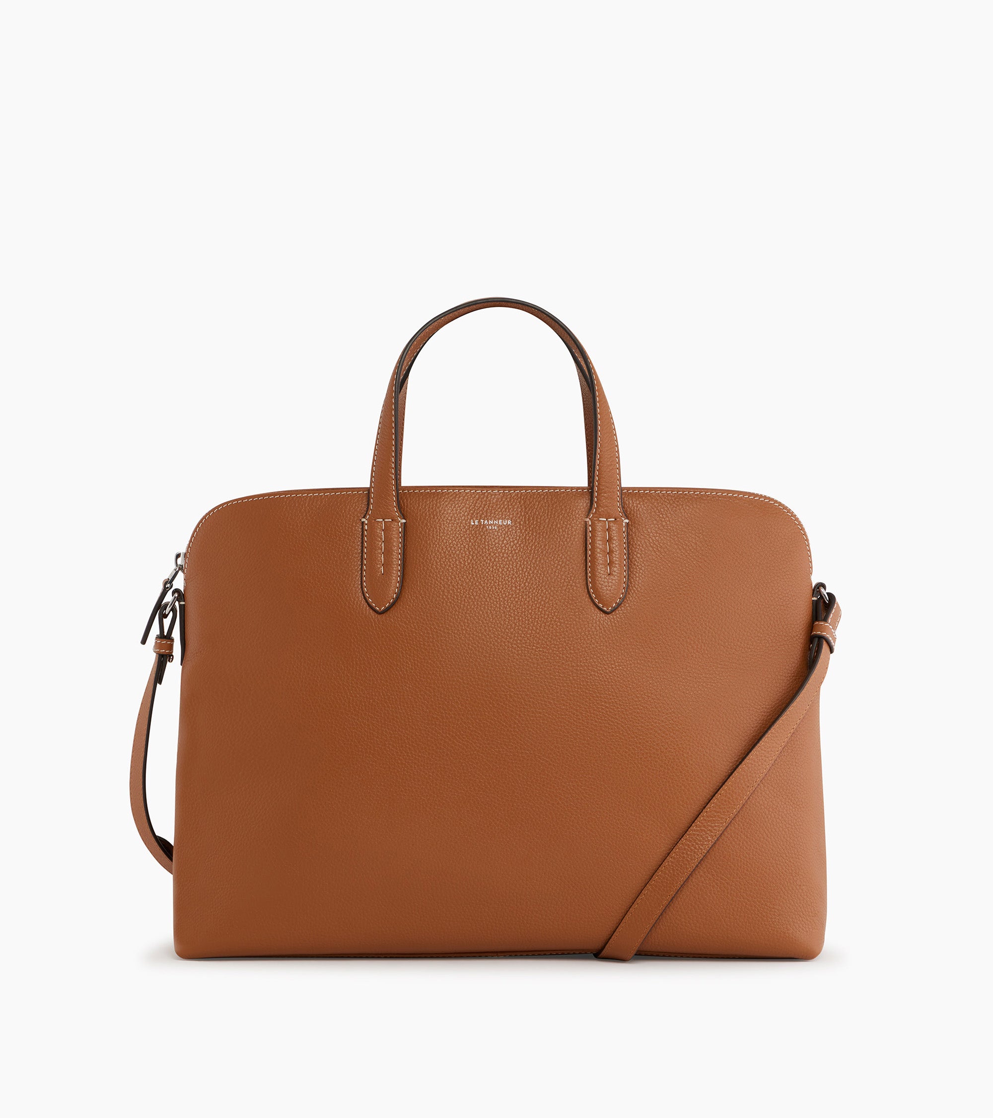Le Tanneur Sophie porte-documents cuir 15" Brown Tan