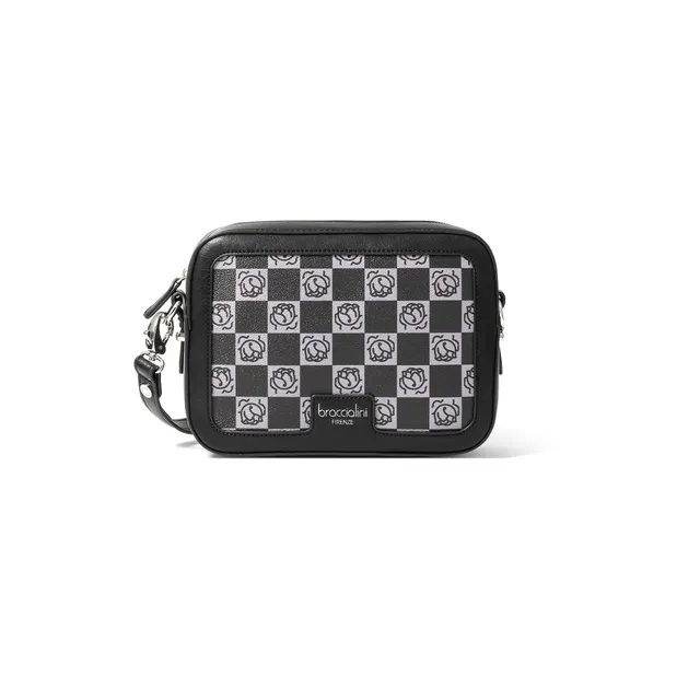 Braccialini Monogram Monorange sac bandoulière noir