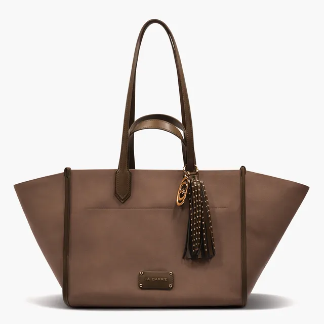 La Carrie Bag VD sac shopping marron 32x26x20cm