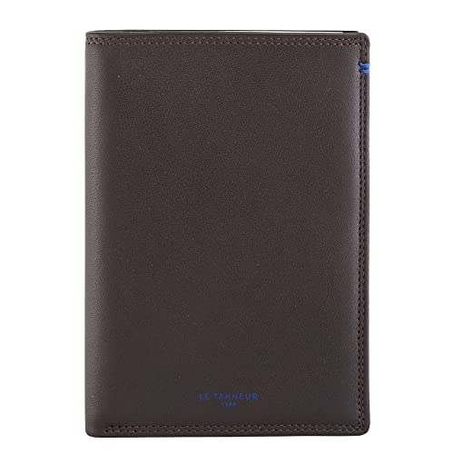 Le Tanneur portefeuille cuir lisse 15 cm 11 cartes