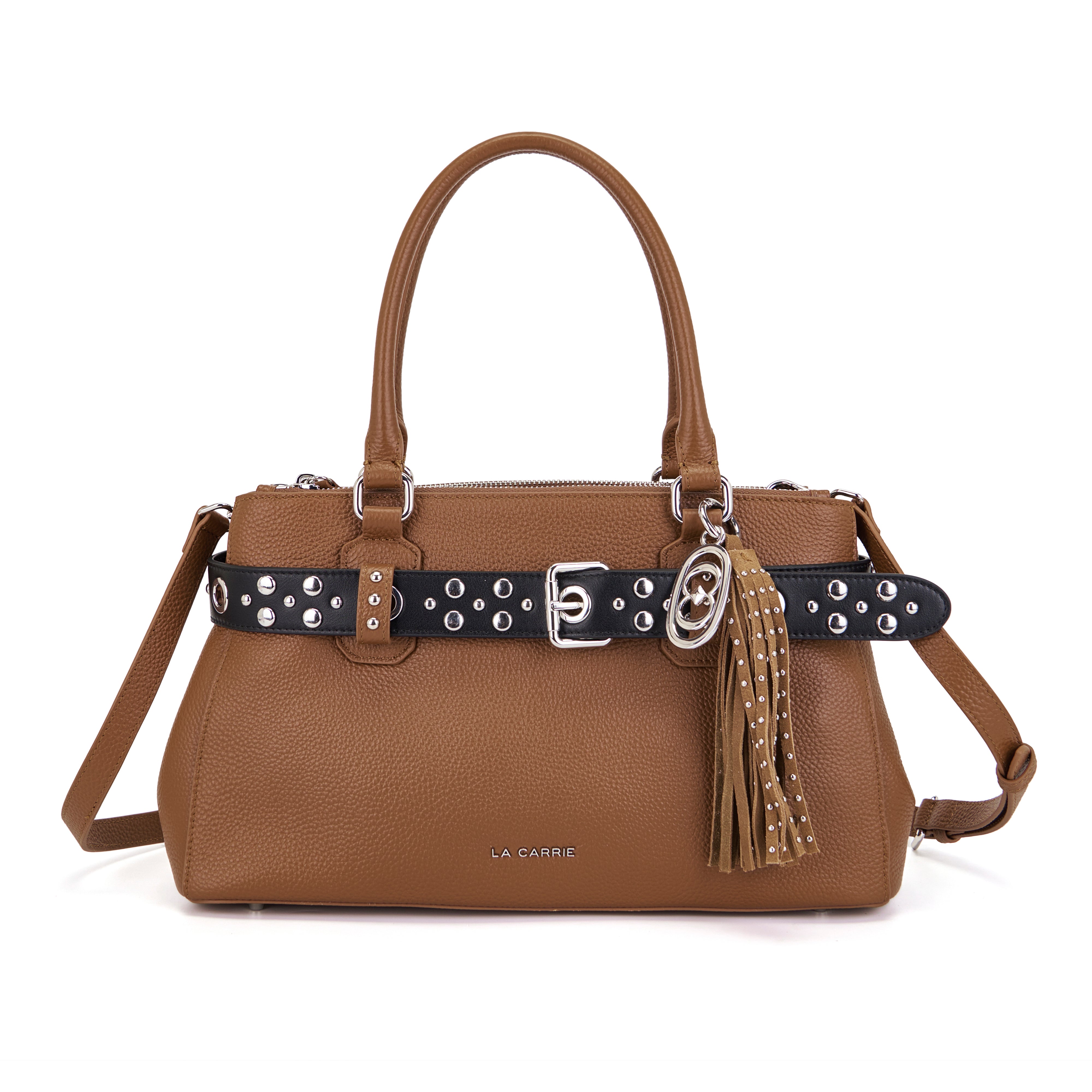 La Carrie Bag Backdoor sac à main cuoio 34x11x20cm