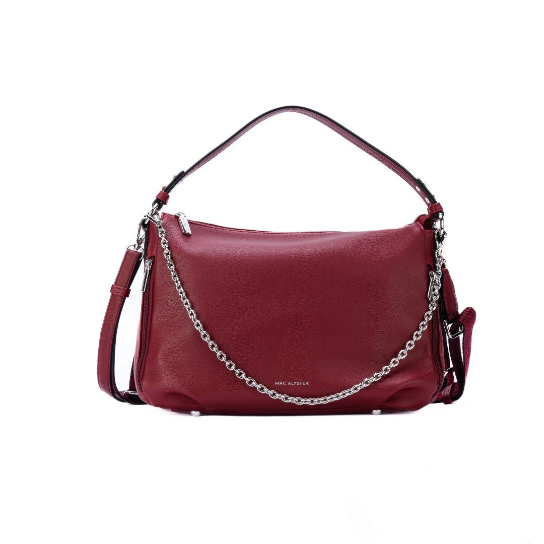 MAC ALYSTER MILAN sac besace synthétique Marron