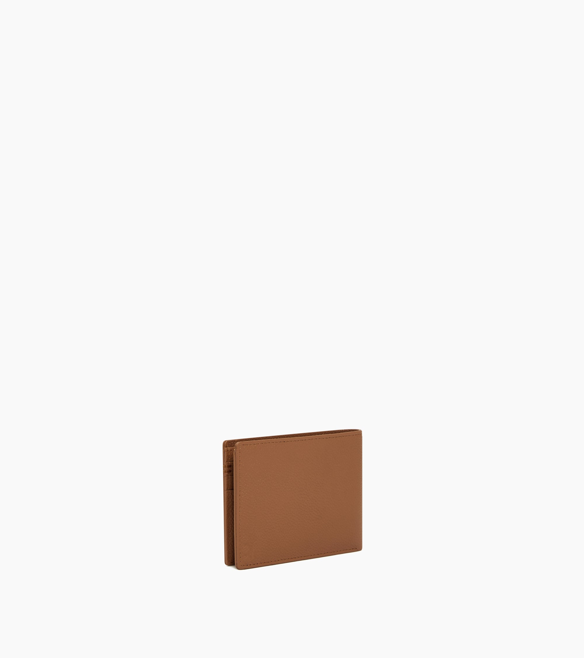 Le Tanneur Lucien portefeuille cuir marron tan zippé