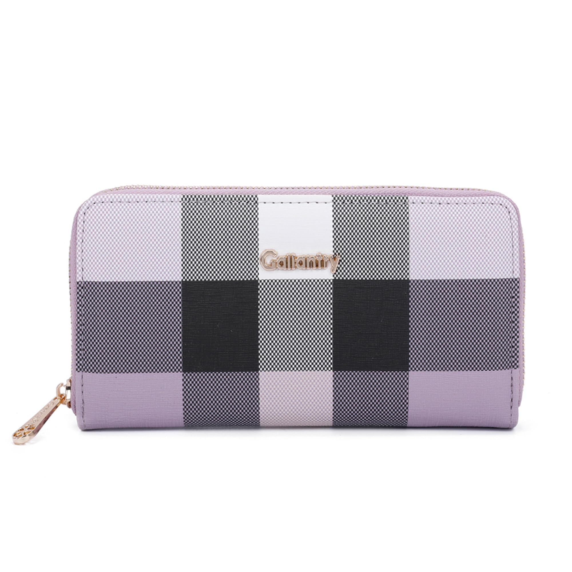 Gallantry Compagnon portefeuille long rouge noir 3 volets