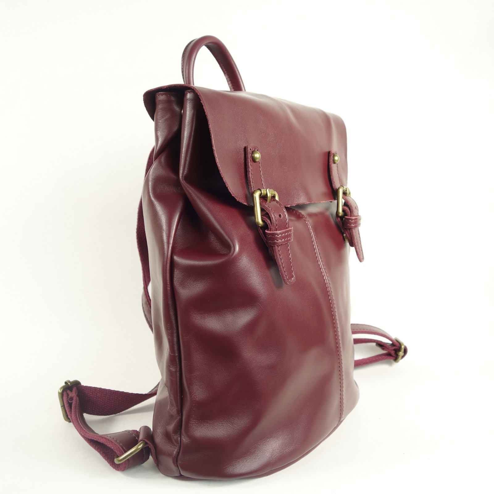 Collection Esprit Cuir Summer Sac à Dos Cuir Rouge PC 14 Pouces