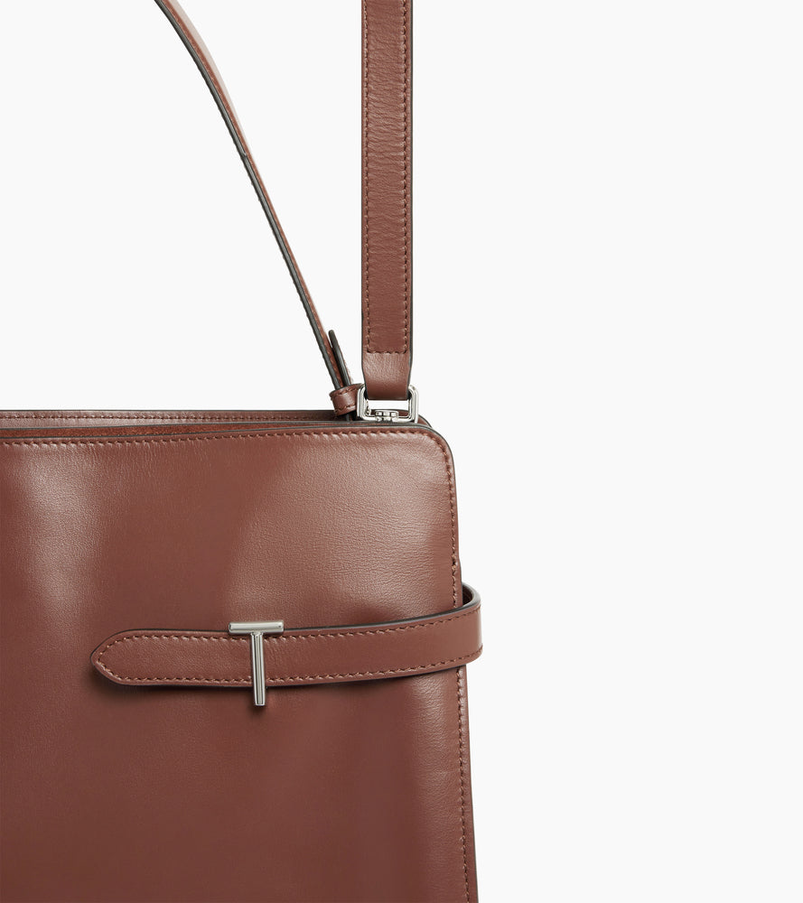 Le Tanneur Emie sac épaule cuir lisse maxi