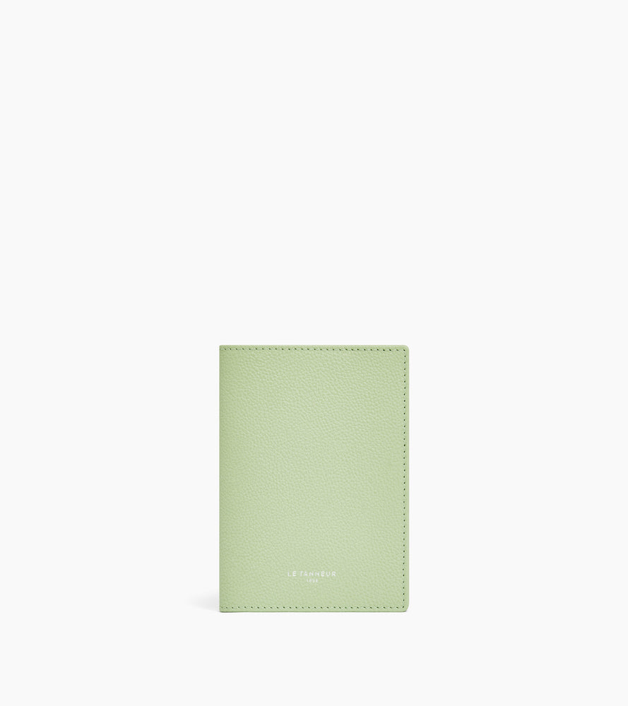 Le Tanneur Accessories porte-passeport cuir grainé Crépuscule