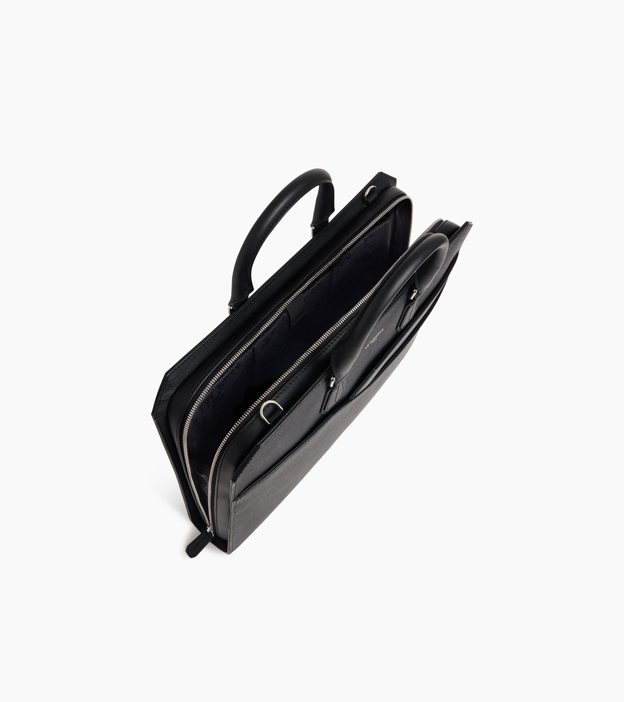 Le Tanneur Gaston porte-documents slim cuir 15" Black