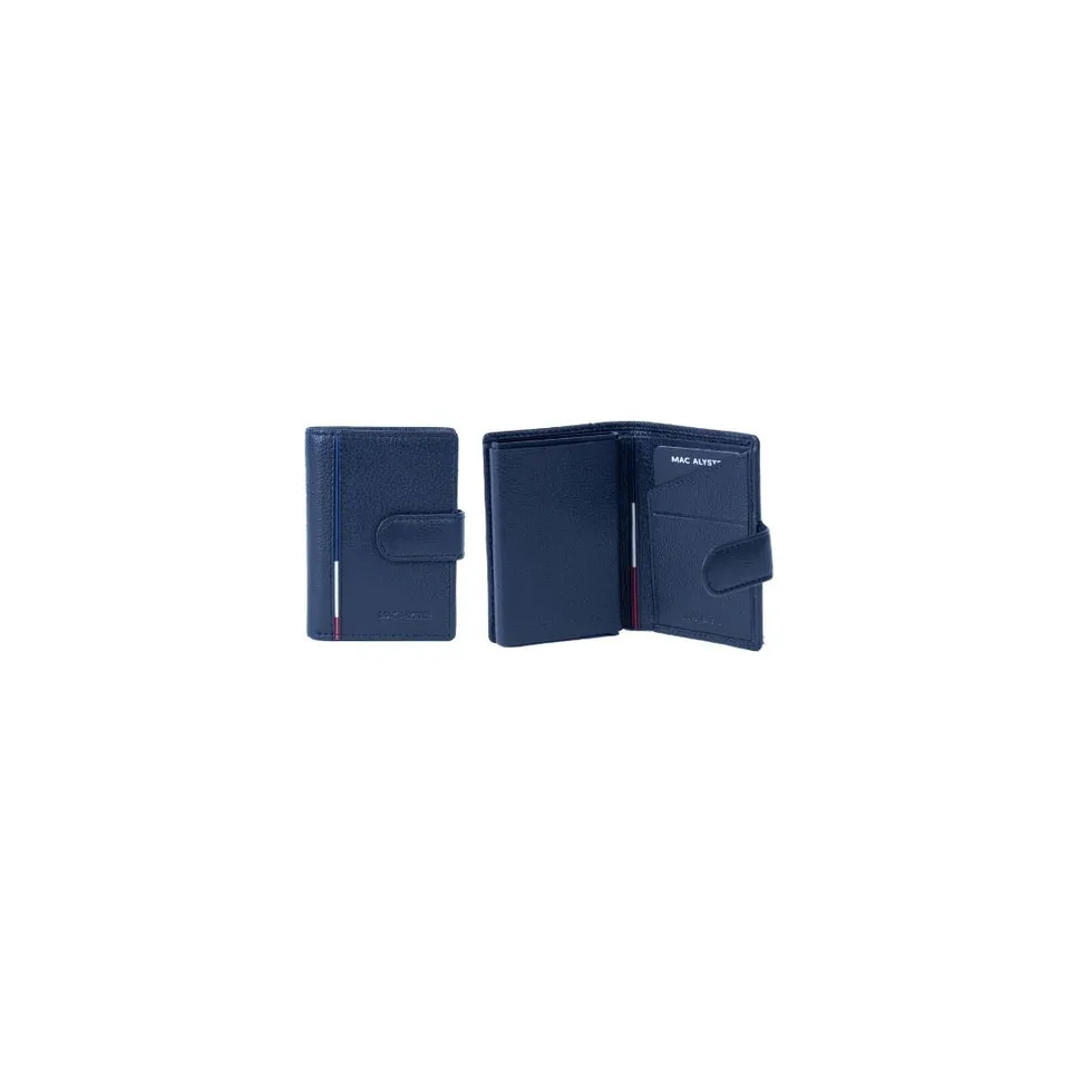 MAC ALYSTER FLEURON Mini porte-cartes 4/6CC noir