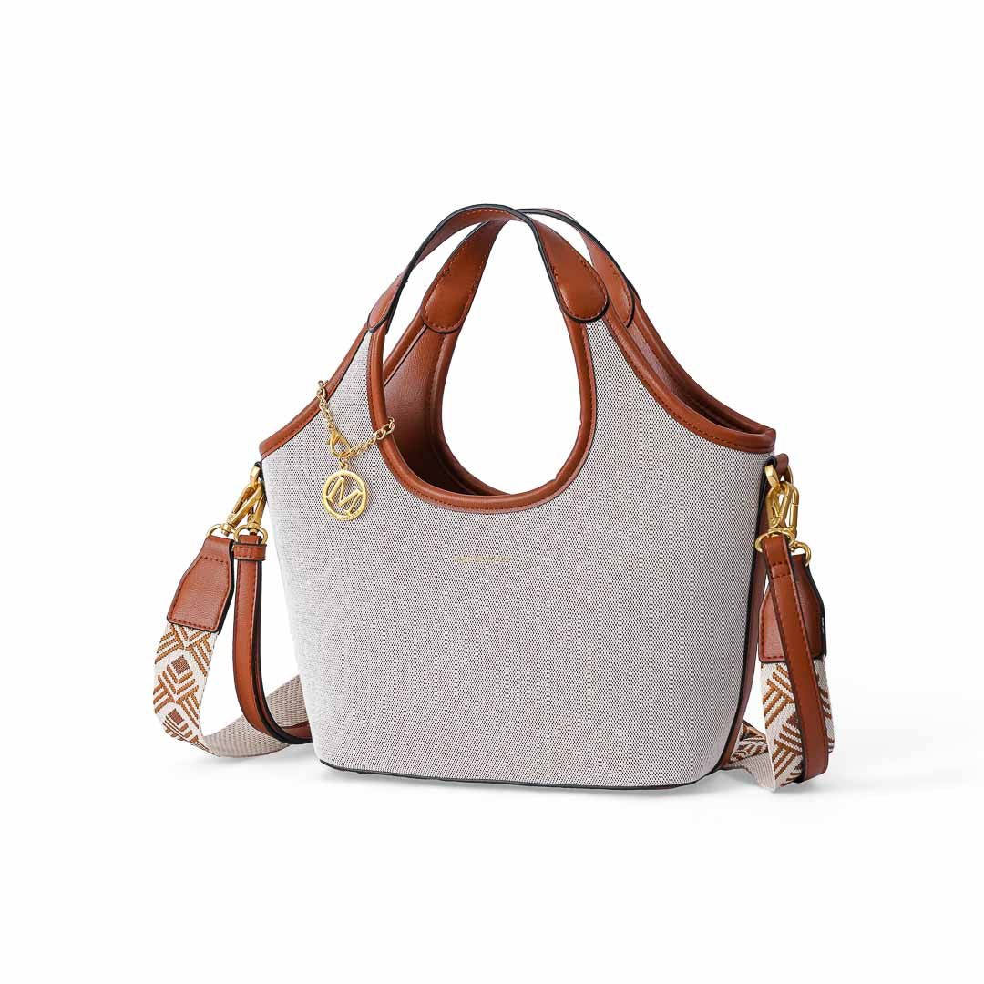 MAC ALYSTER Regard sac à main toile noir bandoulière