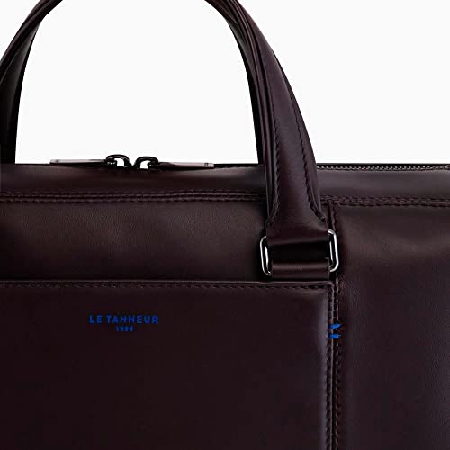 Le Tanneur Martin Porte-documents cuir lisse 14" 38x29 cm