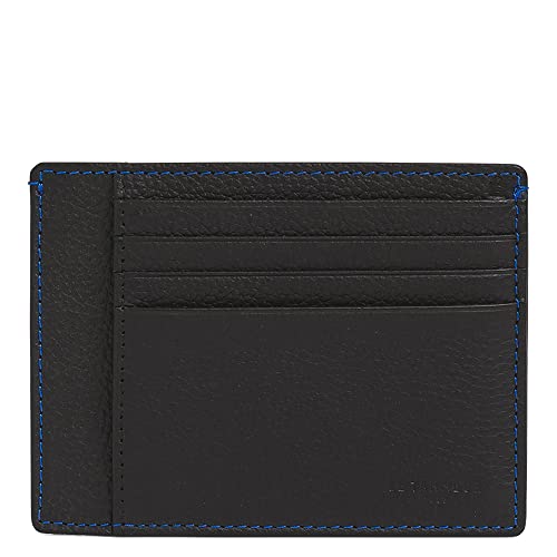 Le Tanneur Charles TCHA3400 porte-cartes cuir café/grenat