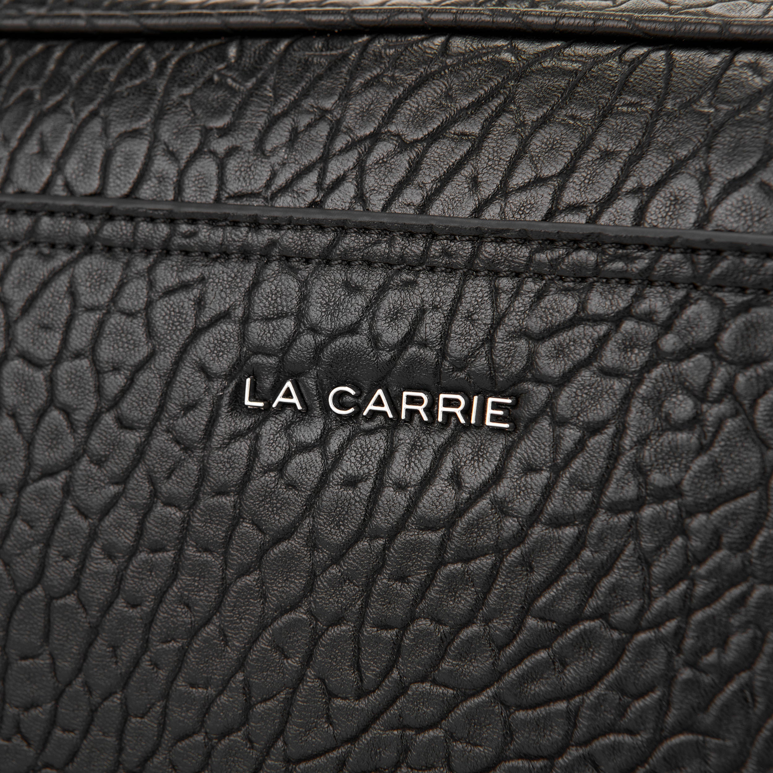 La Carrie Belty sac bandoulière noir 31 cm effet cuir