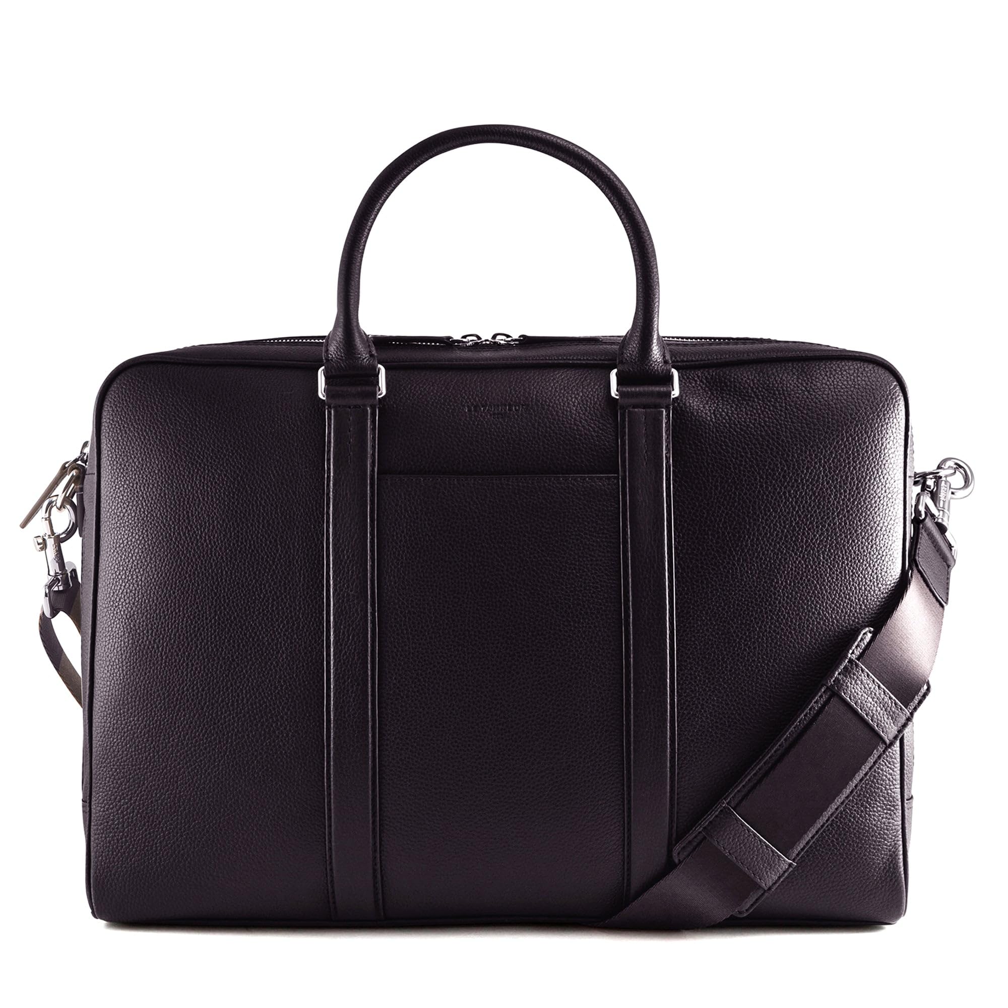 Le Tanneur Porte Documents sac ordinateur cuir 17" 42,5 cm