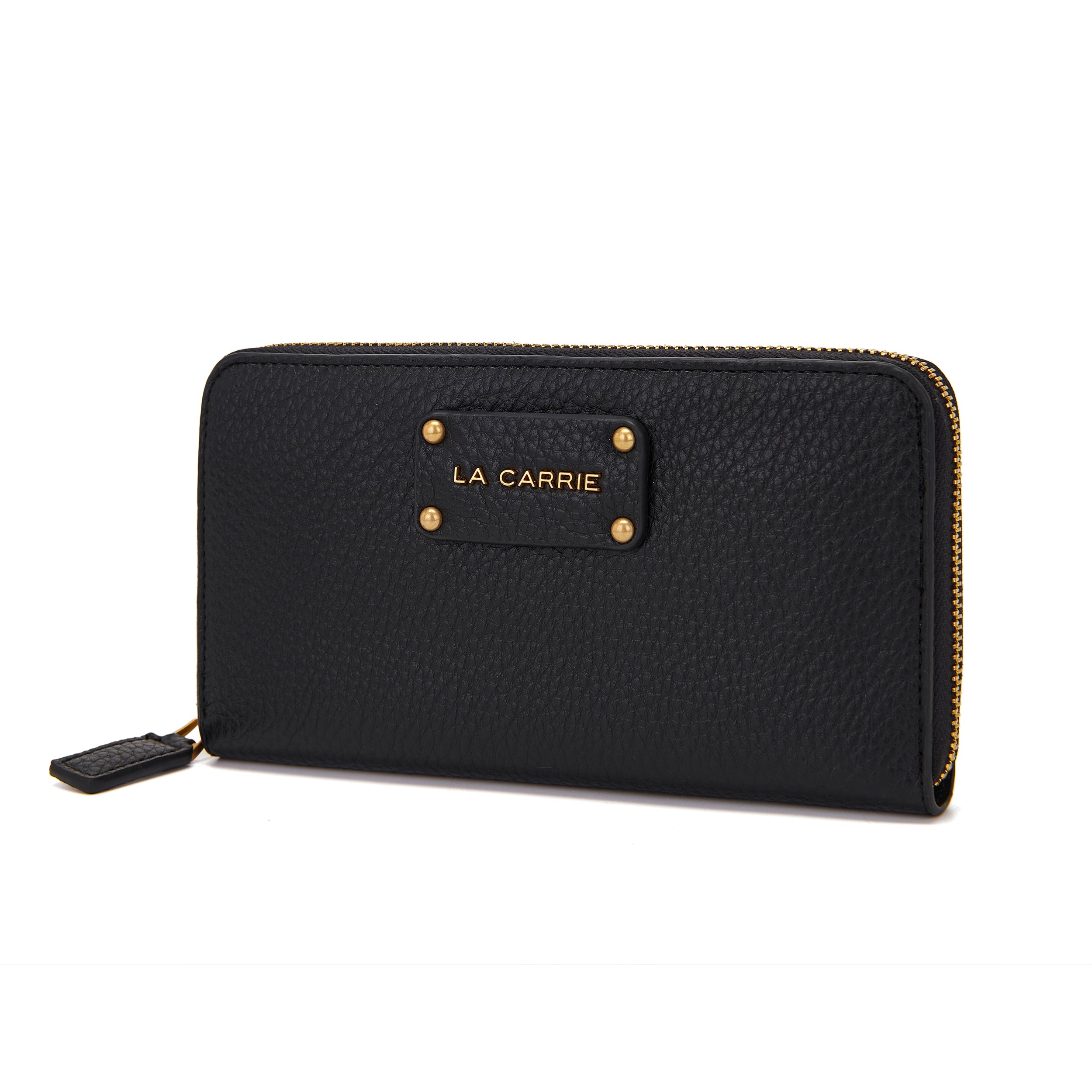 La Carrie Wallet portefeuille noir synthétique 19 cm