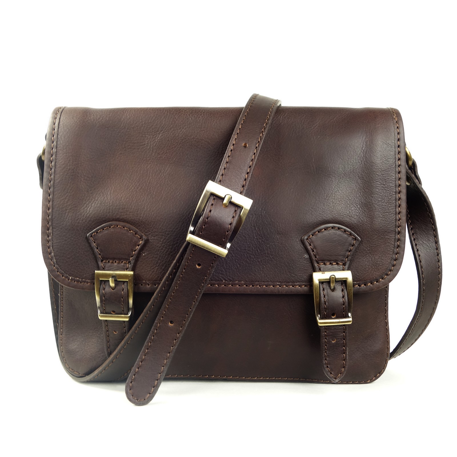 Collection Esprit Cuir Otello sacoche marron cuir vintage
