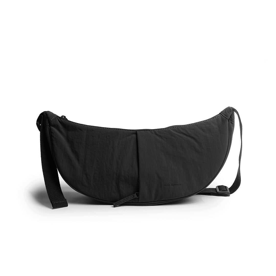 Mac Alyster Plume sac banane Noir cuir synthétique 40 cm