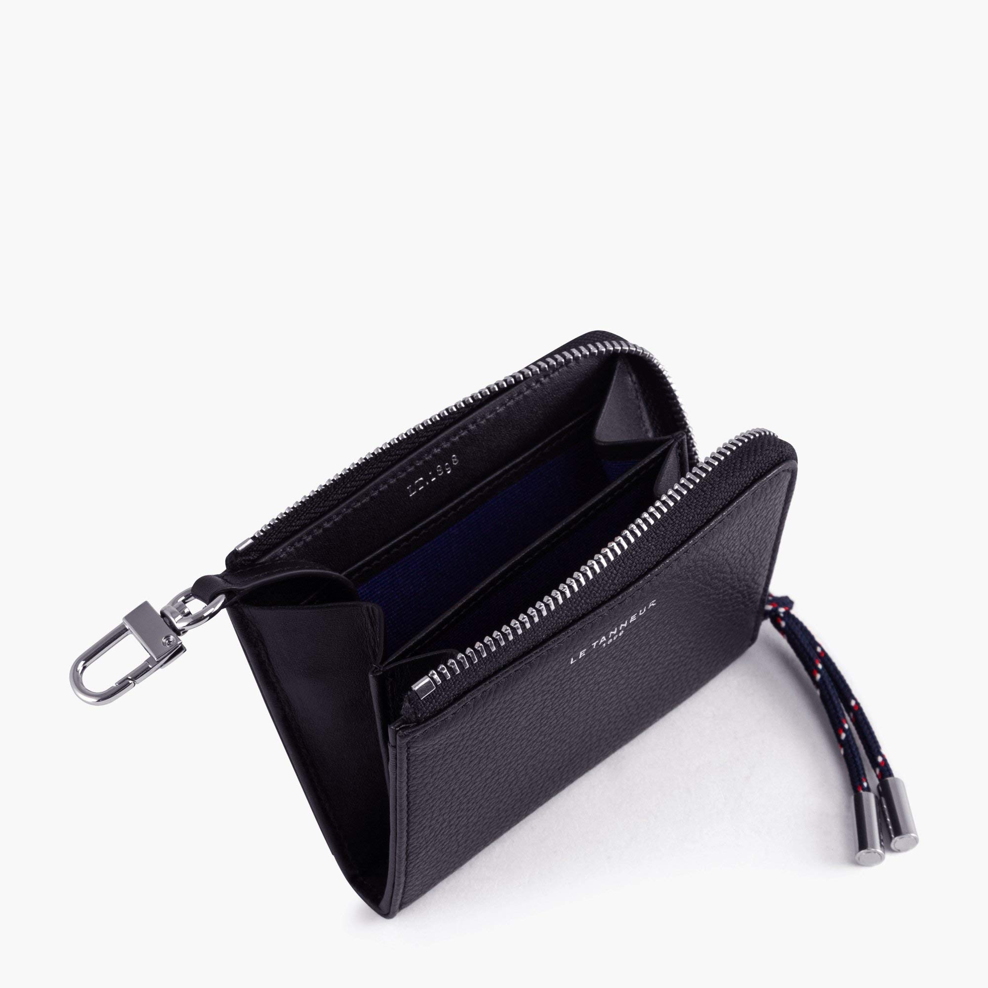 Le Tanneur Nathan Porte-monnaie zippé cuir grainé anti-RFID