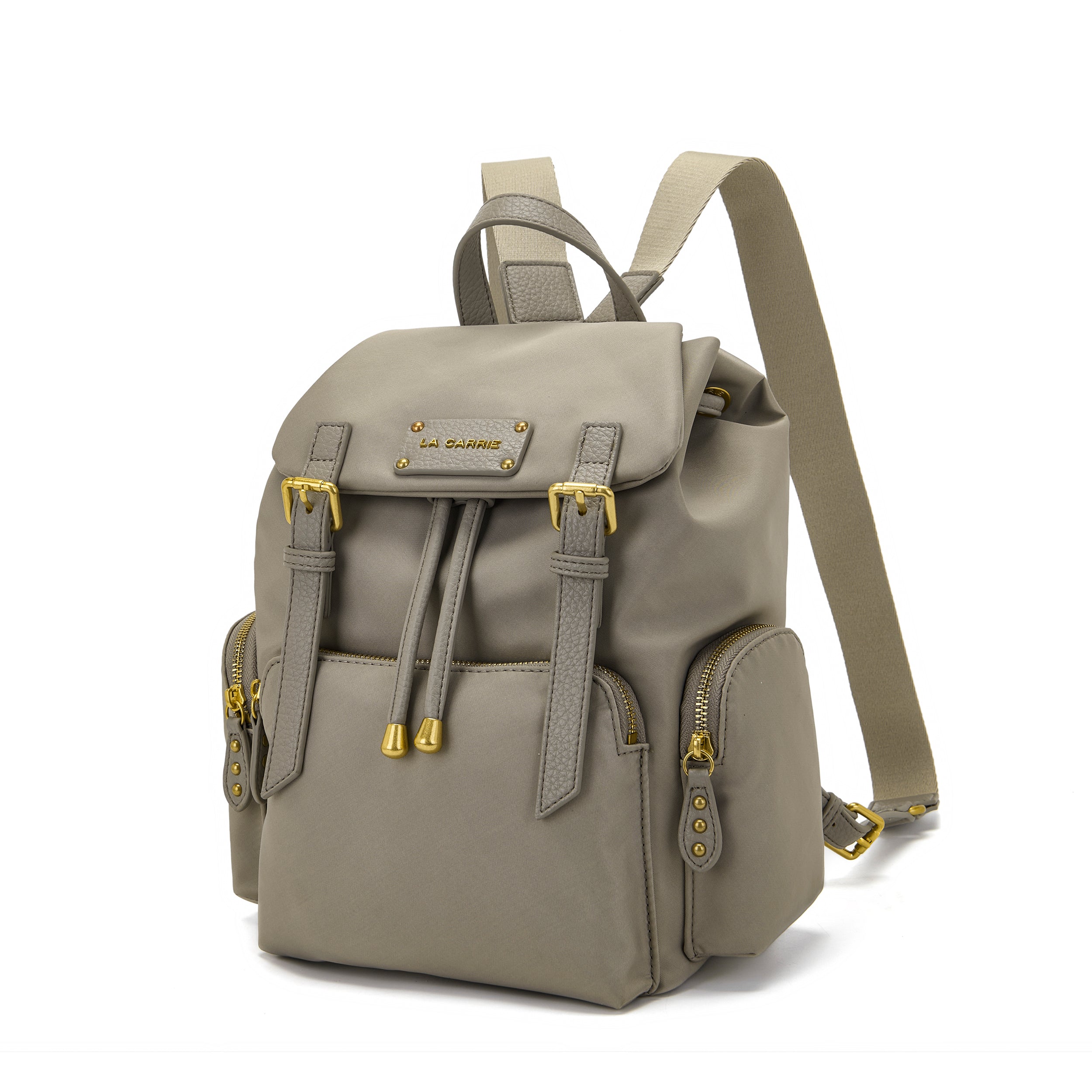 La Carrie Dark Wave sac à dos taupe 27x12x31cm