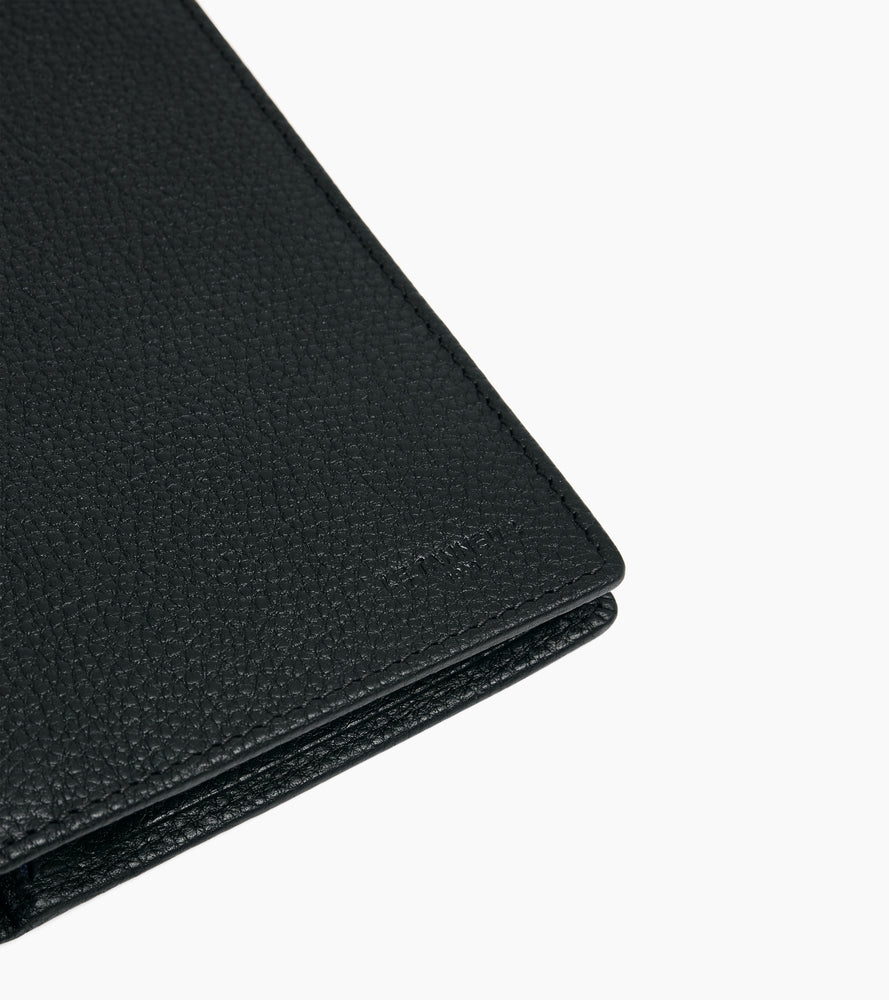 Le Tanneur Charles grand portefeuille cuir Black