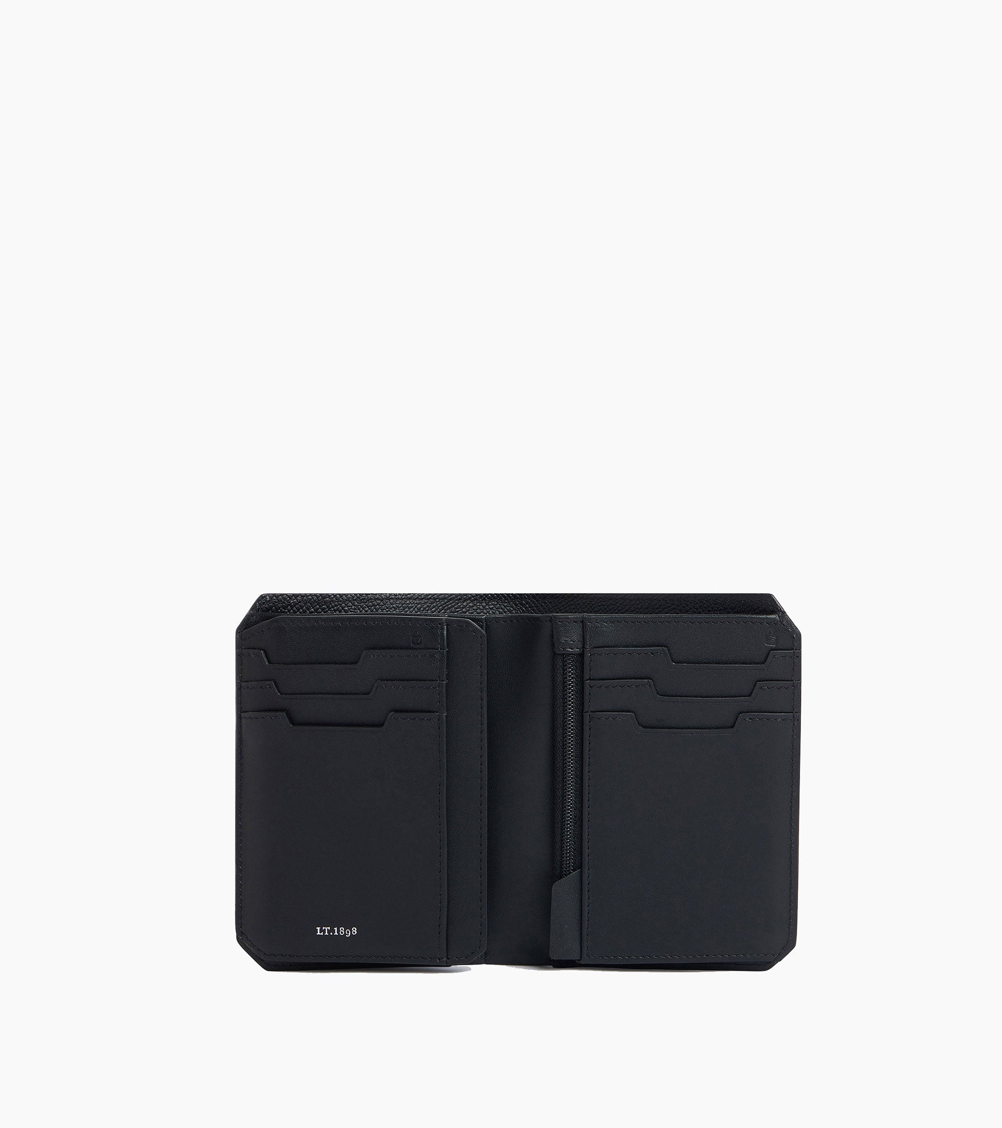 Le Tanneur Gaston portefeuille vertical 2 volets cuir noir RFID