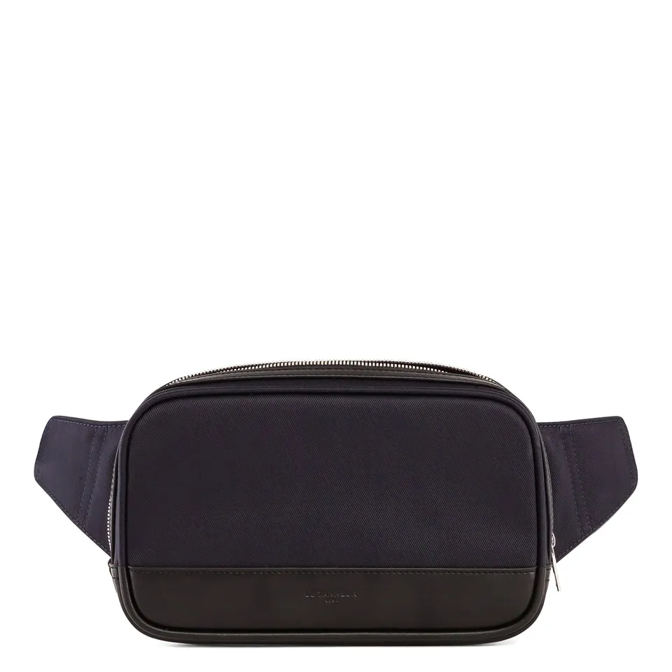 Le Tanneur Gaspard sac banane toile et cuir 25 cm