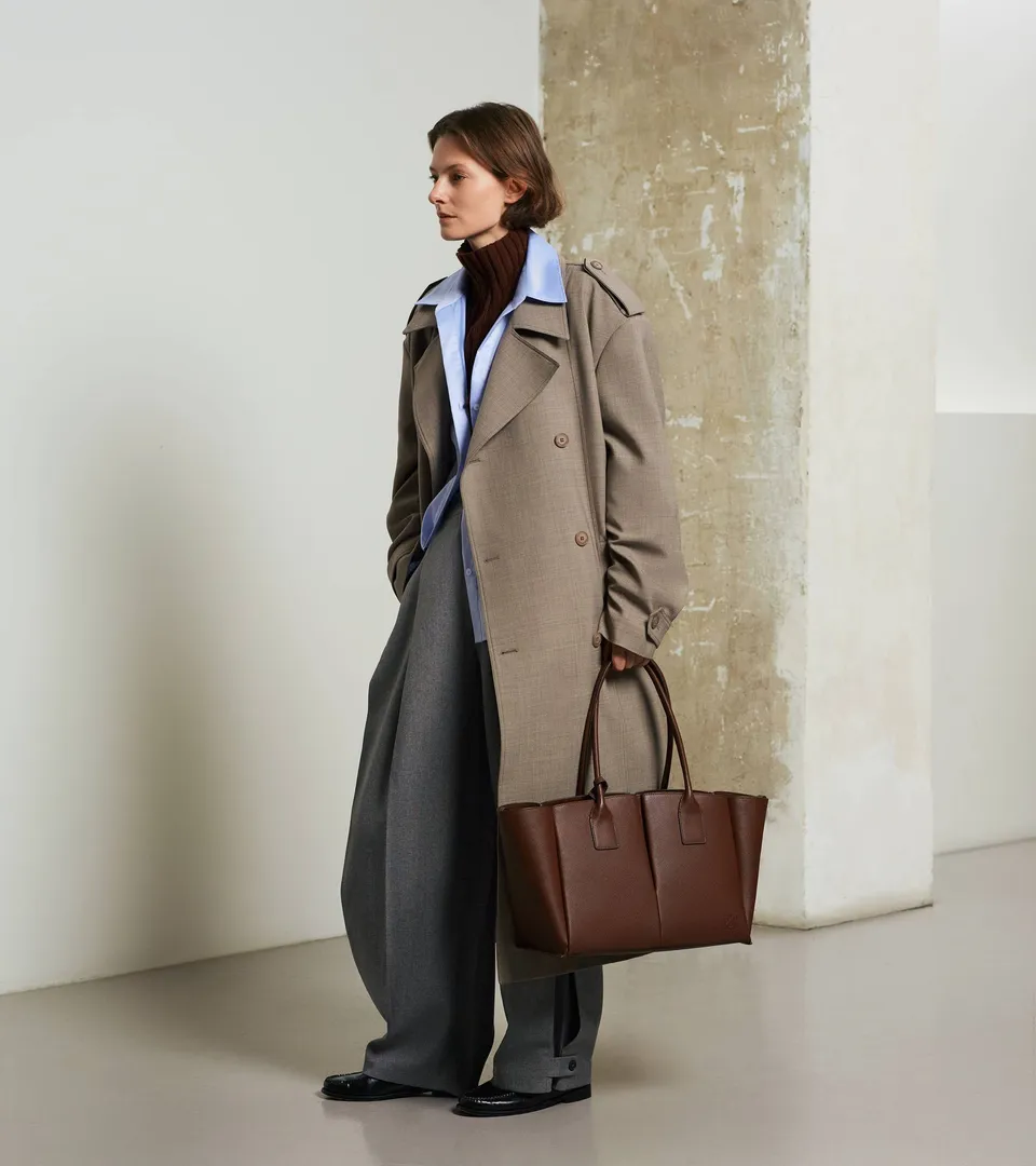 Le Tanneur Elena grand sac cabas cuir grainé