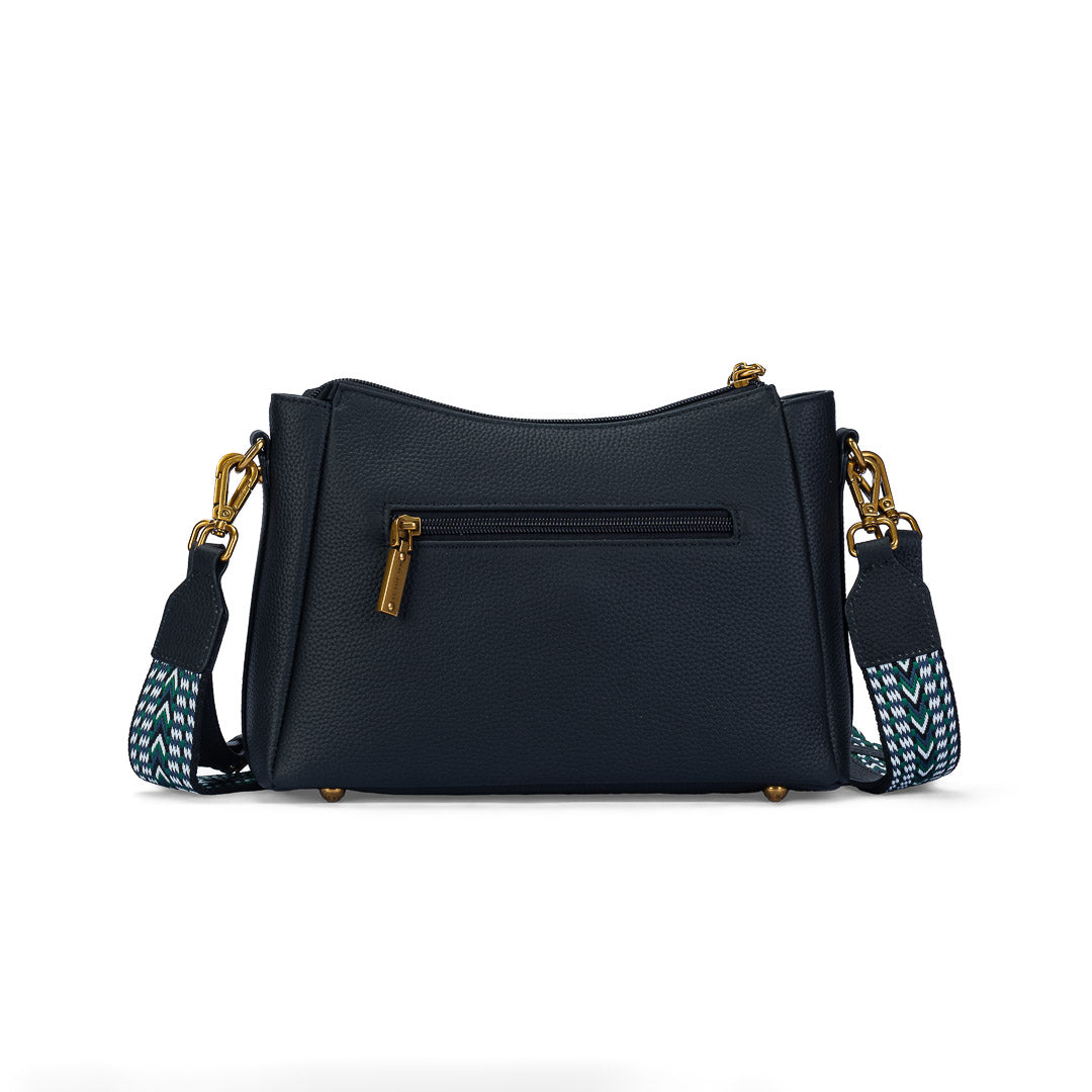 MAC ALYSTER Giulia sac trotteur cuir Noir 2 bandoulières